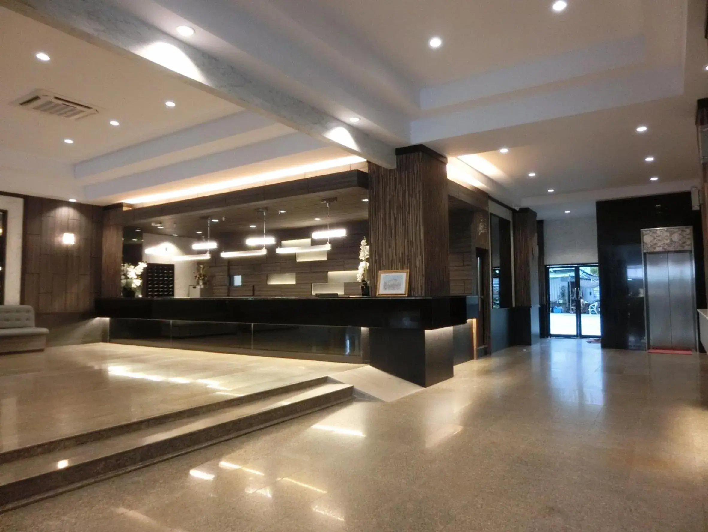 Lobby or reception in The Grand Day Night Lobby or reception in The Grand Day Night