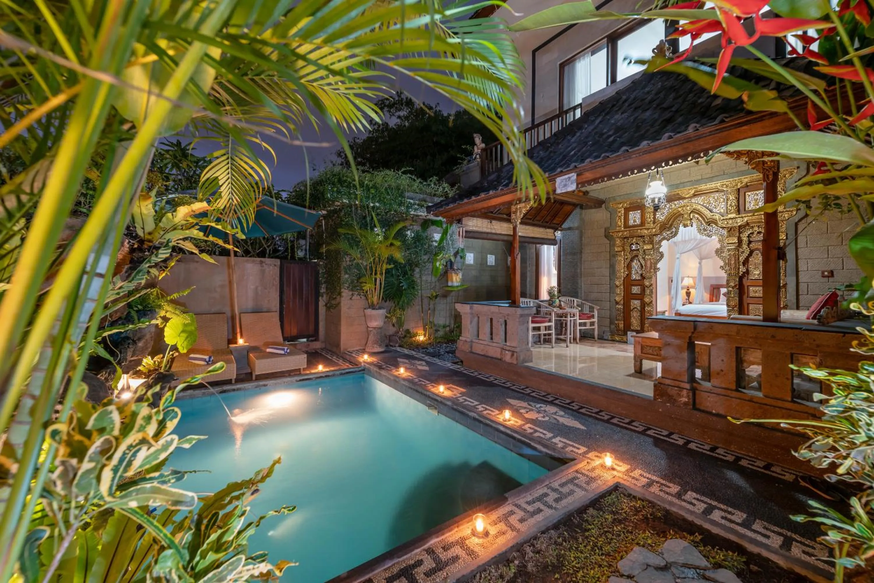 Pool view in Ashanti Villa Ubud