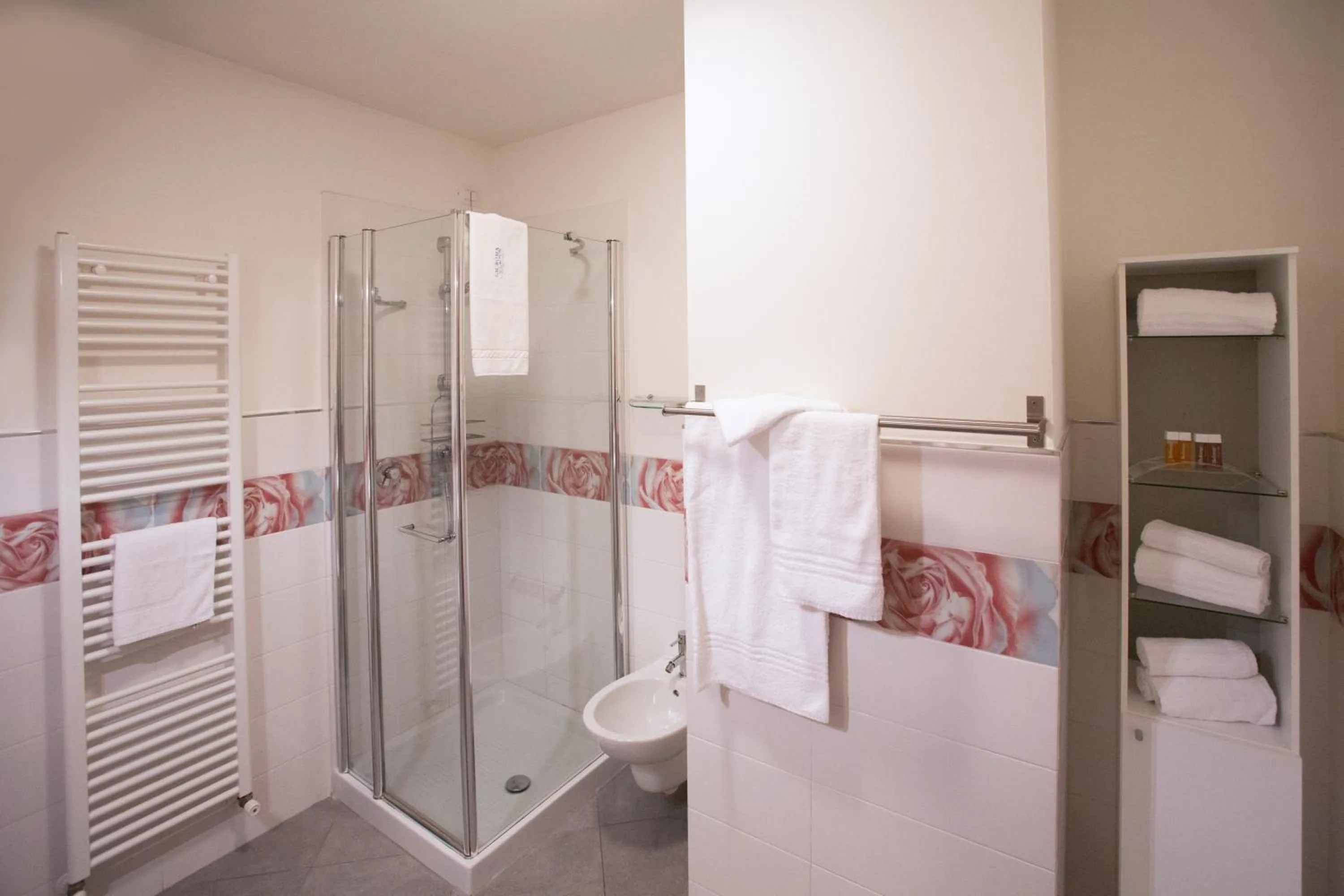 Shower in Lacroma Aparthotel