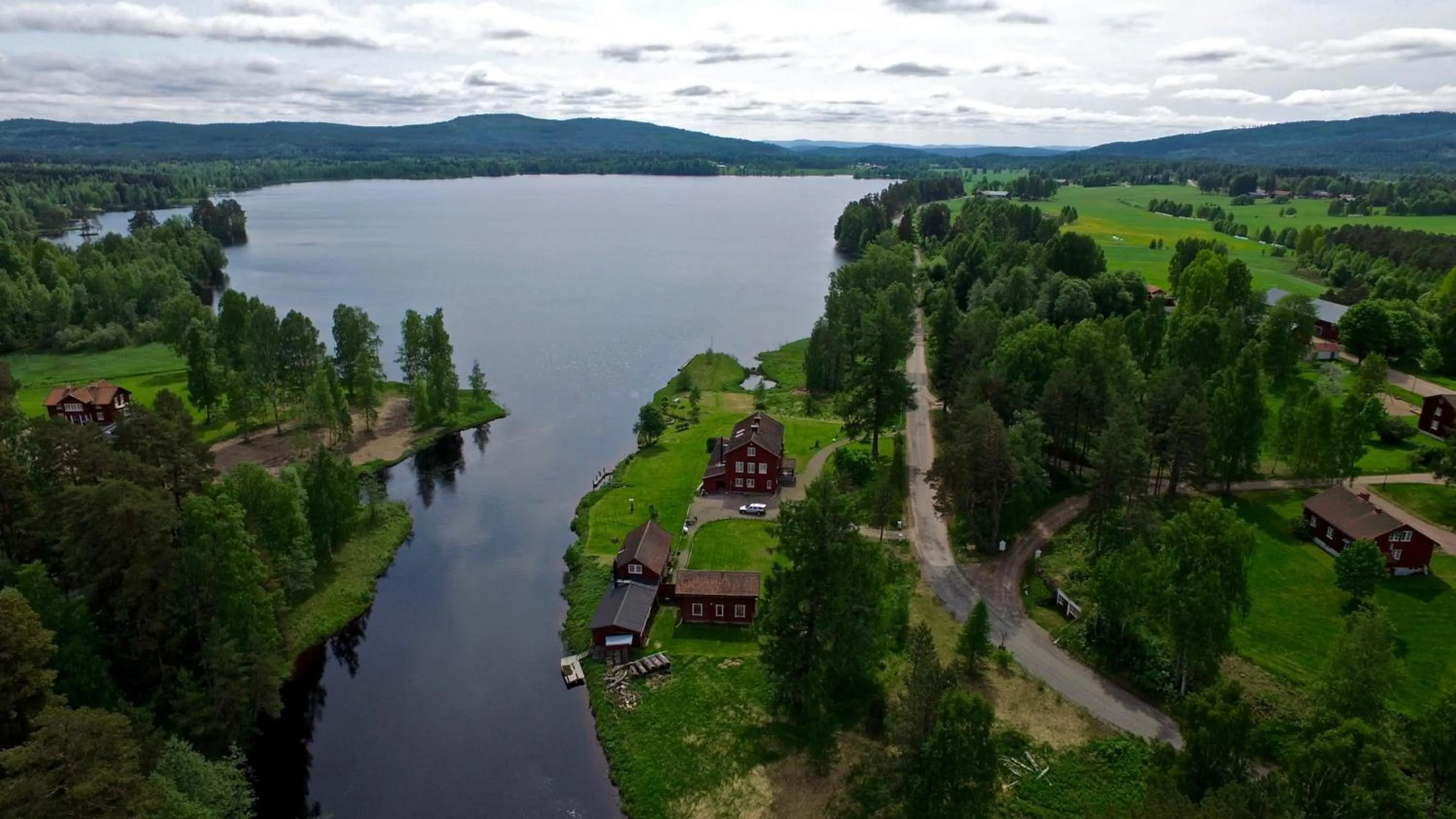 Bird's eye view in THE LODGE Torsby