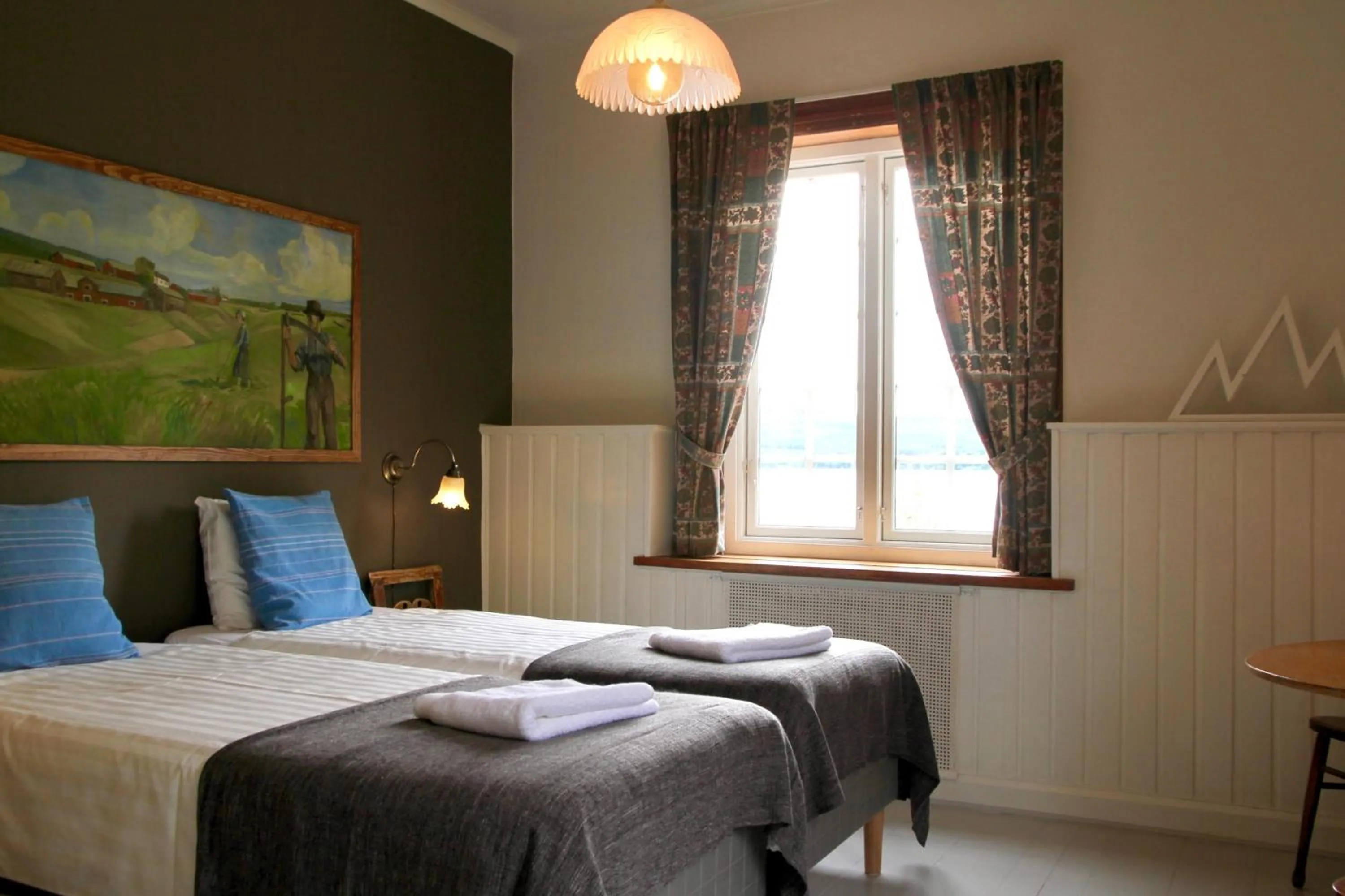 Decorative detail, Bed in THE LODGE Torsby