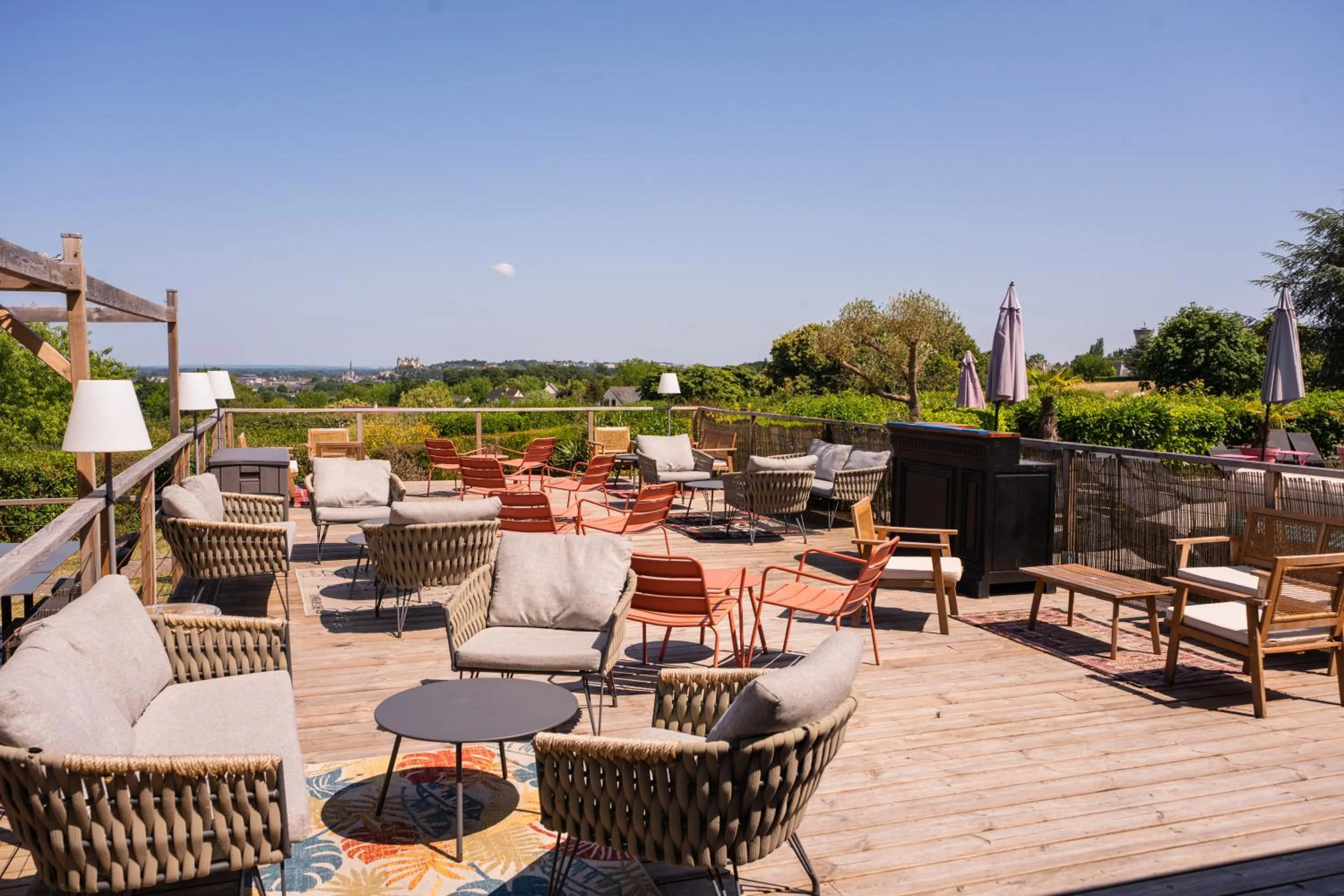 Natural landscape in Les Terrasses de Saumur - Hôtel & Appartements - Restaurant & Spa (Logis)