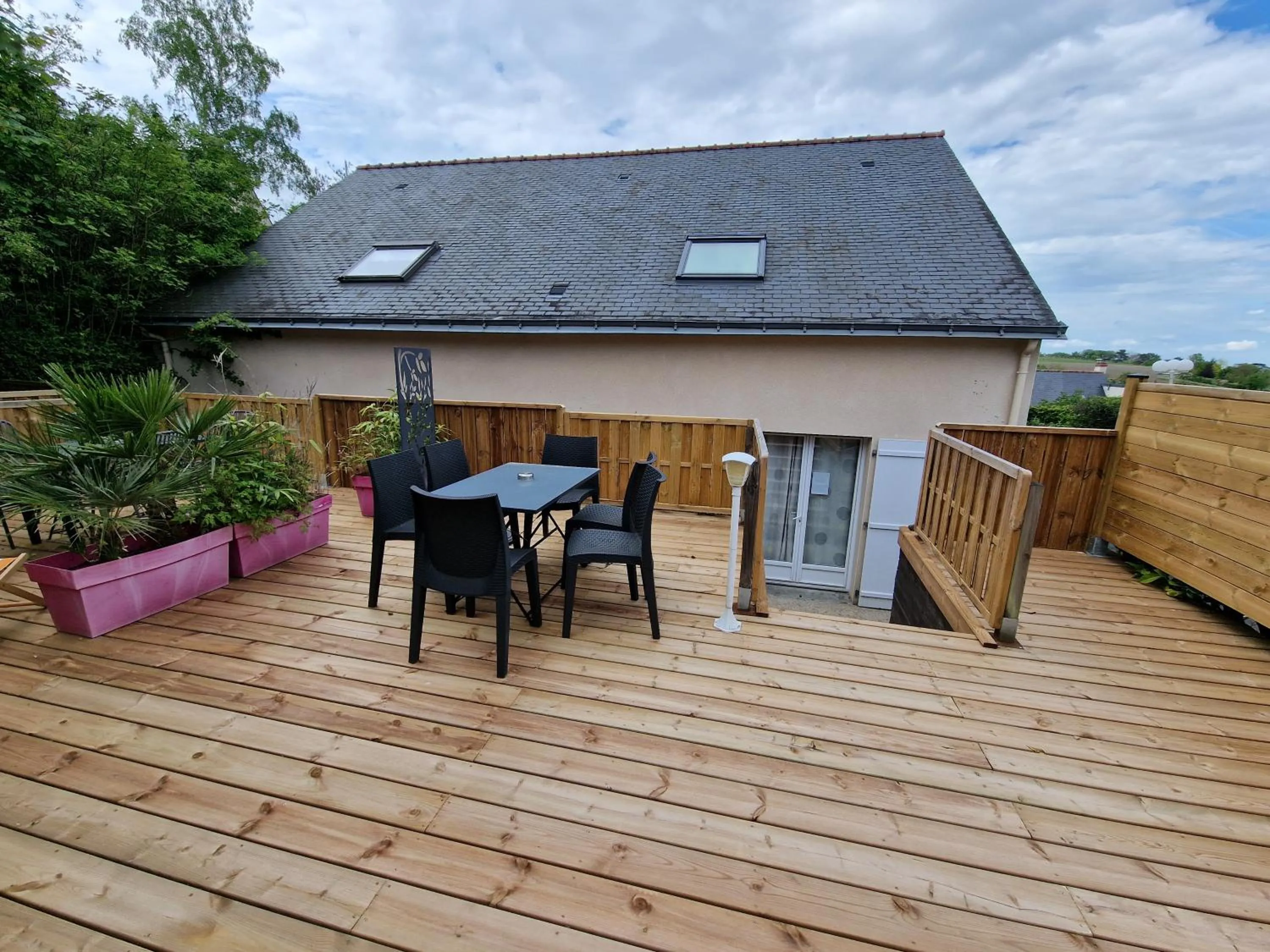 Patio in Les Terrasses de Saumur - Hôtel & Appartements - Restaurant & Spa (Logis)