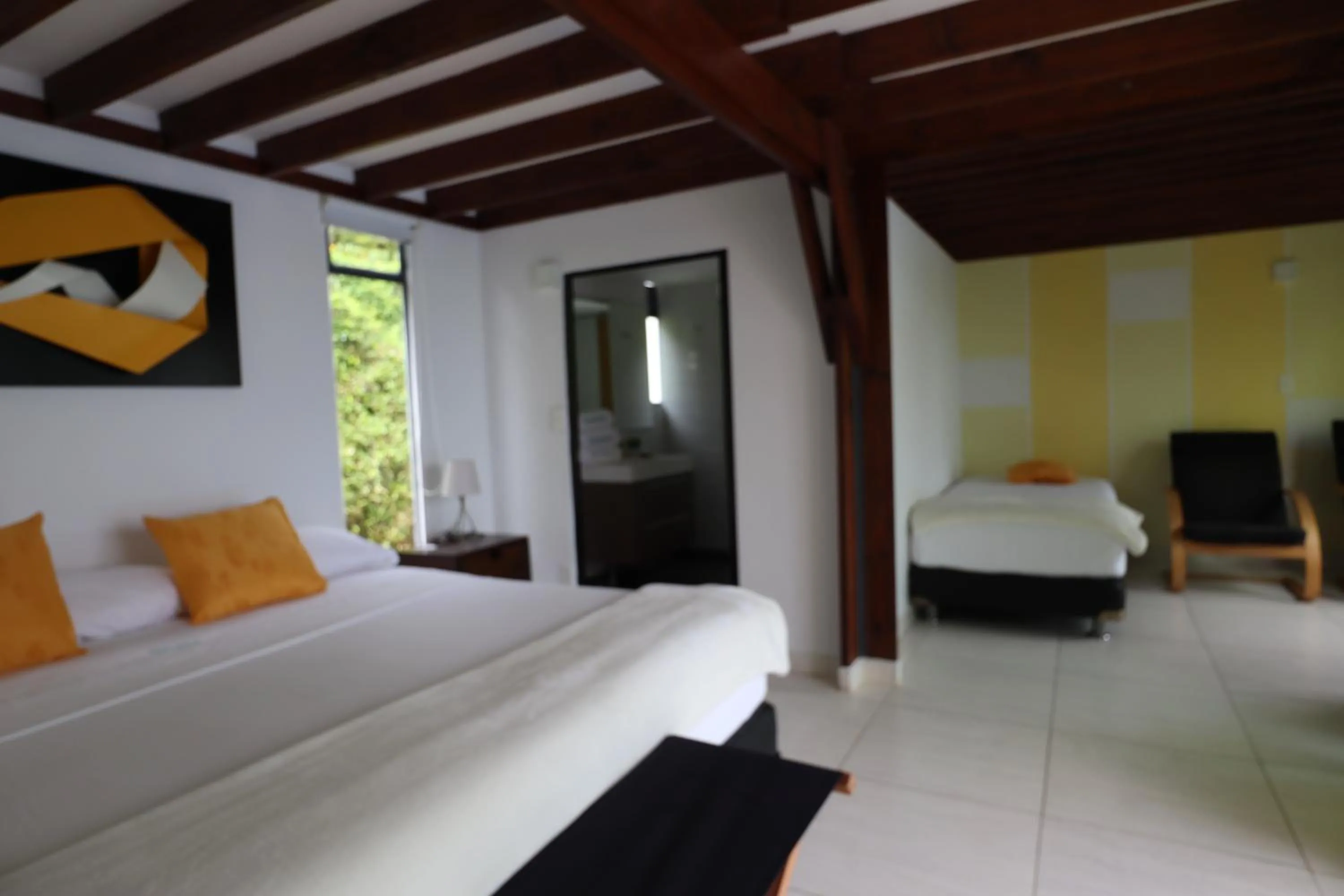 Bed in Hotel Syvanna Wellness and Spa