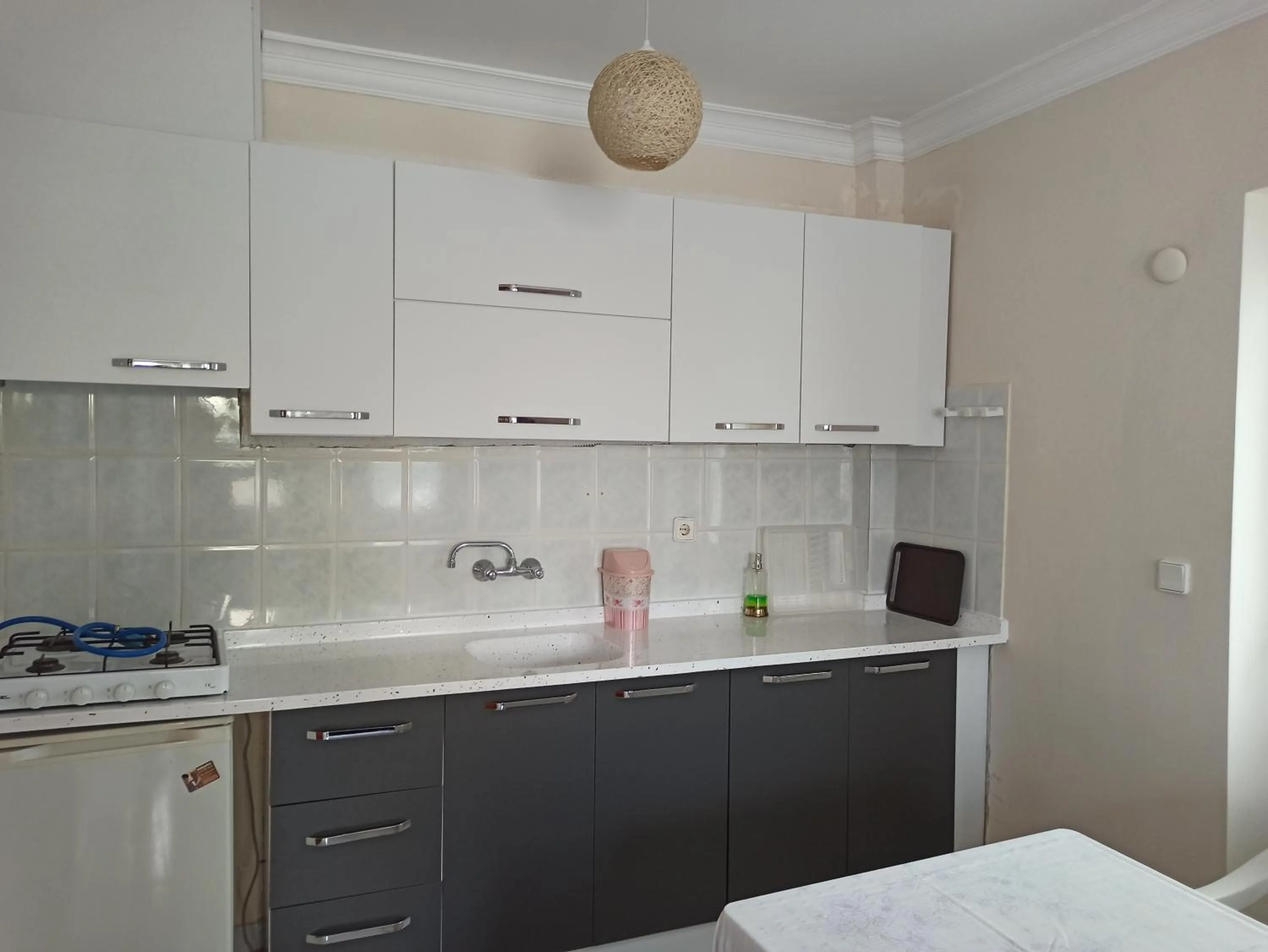 Kitchen or kitchenette in Işıl Suit Apart Otel