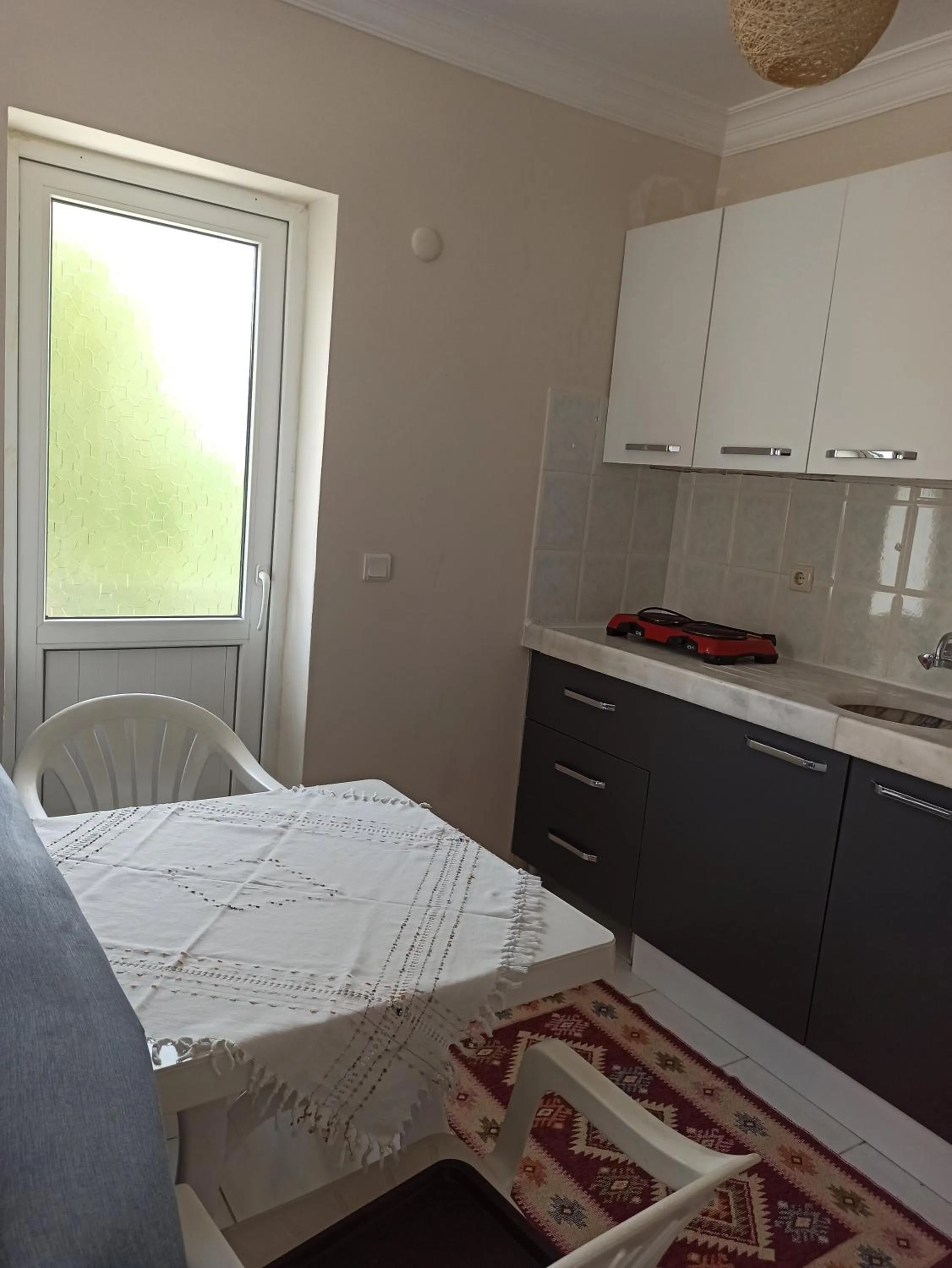 Kitchen or kitchenette in Işıl Suit Apart Otel