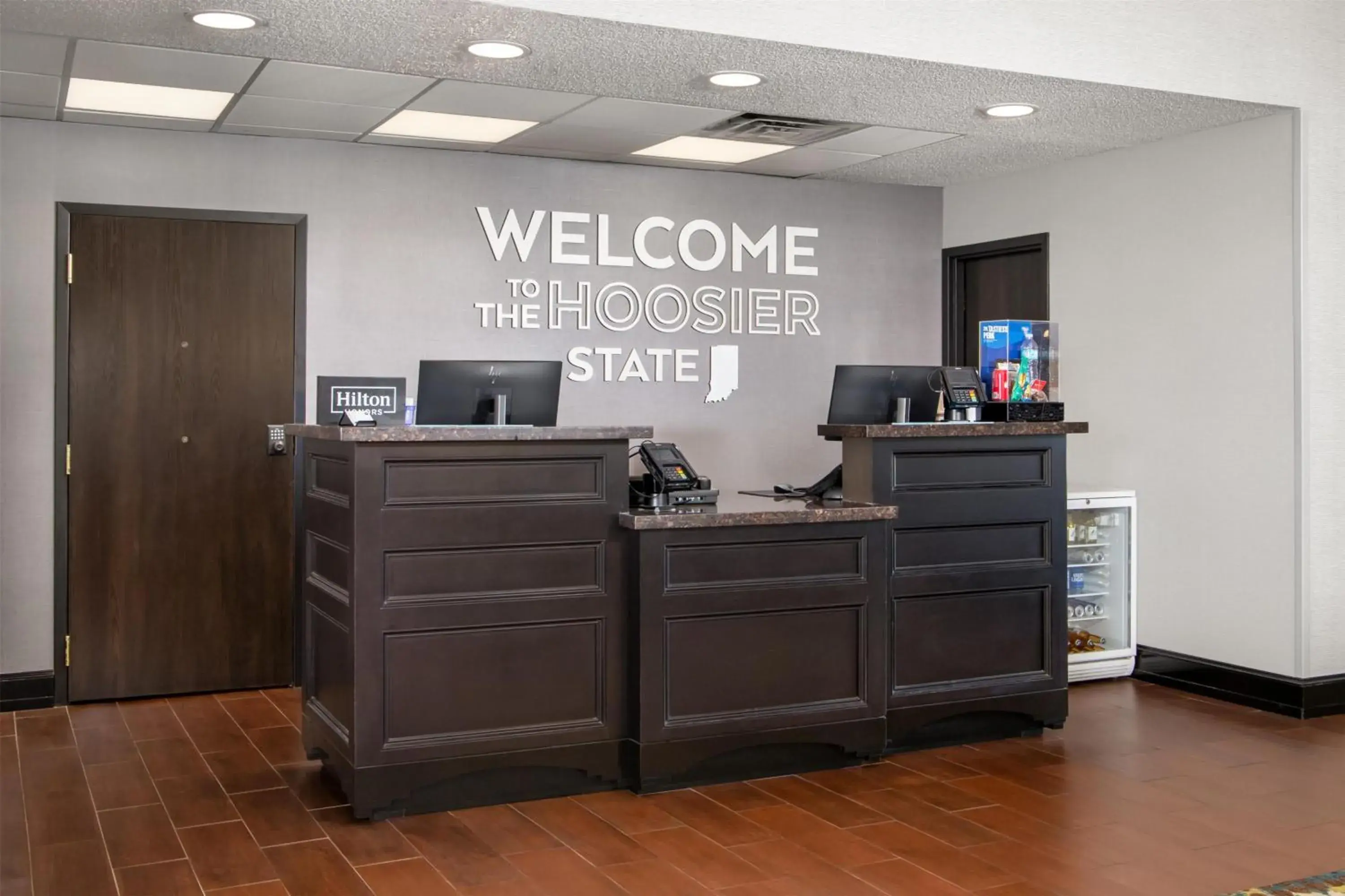 Lobby or reception in Hampton Inn Elkhart Lobby or reception in Hampton Inn Elkhart