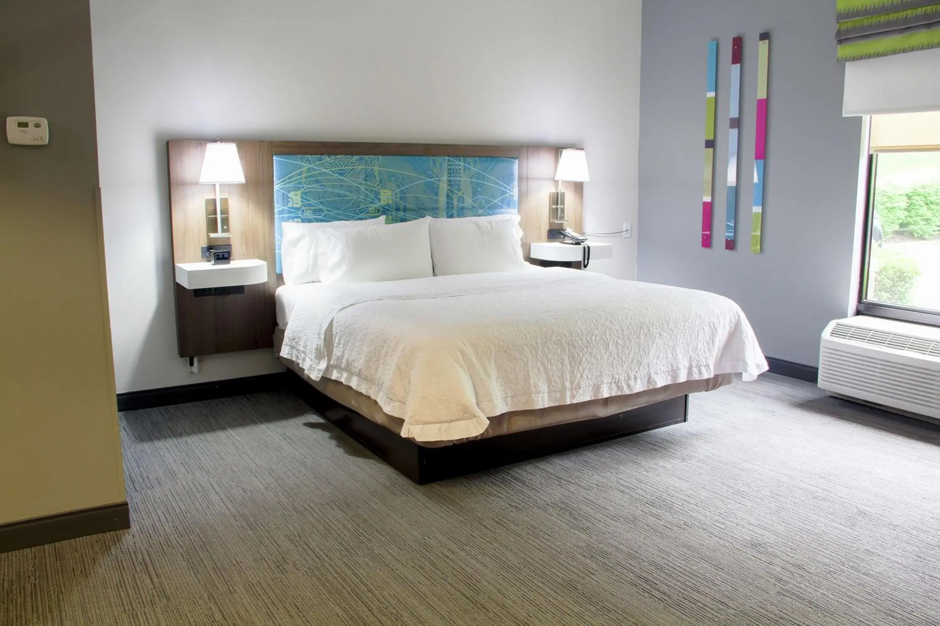 King Room with Accessible Tub - Mobility and Hearing Access/Non-Smoking in Hampton Inn Danville King Room with Accessible Tub - Mobility and Hearing Access/Non-Smoking in Hampton Inn Danville