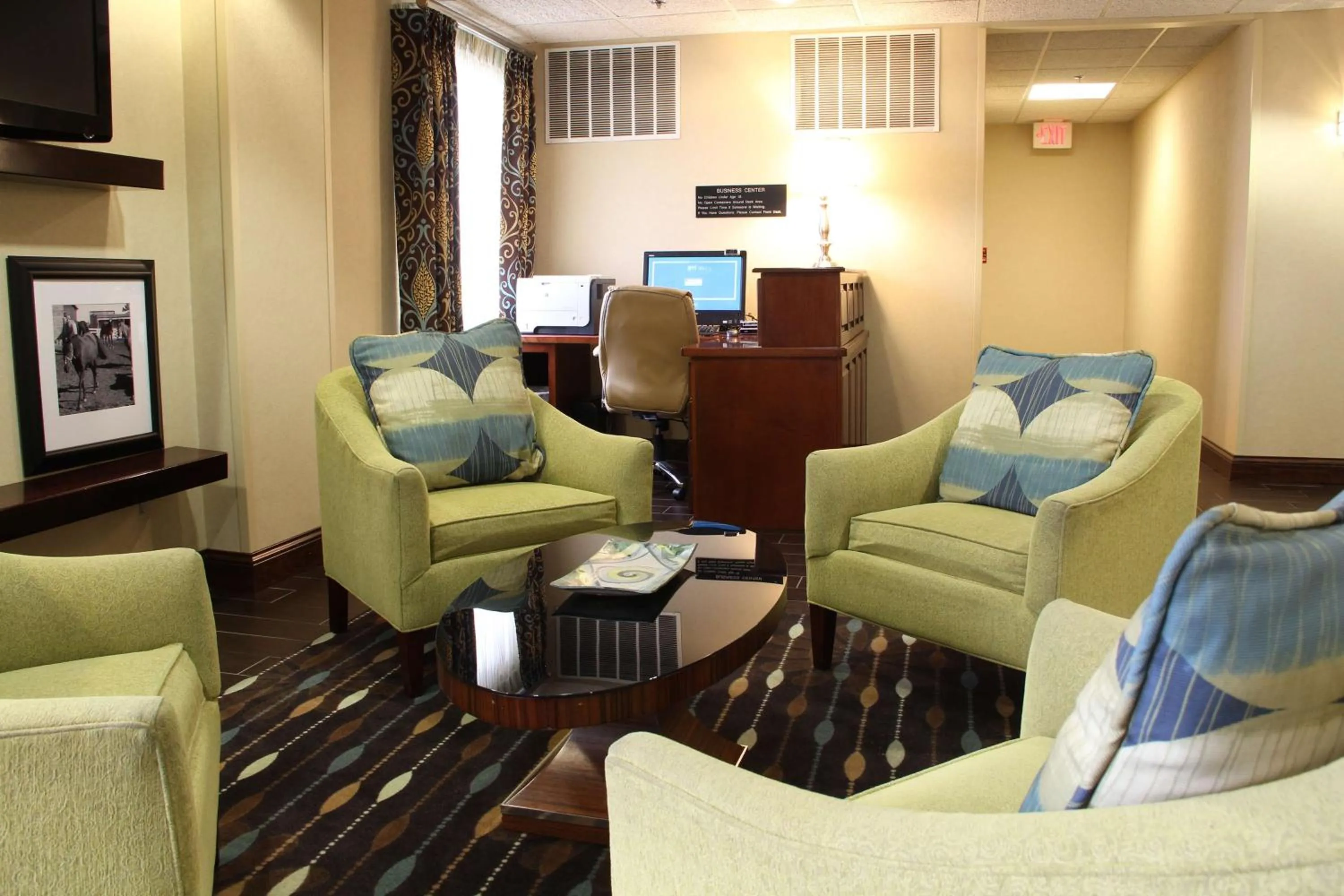 Lobby or reception in Hampton Inn Danville