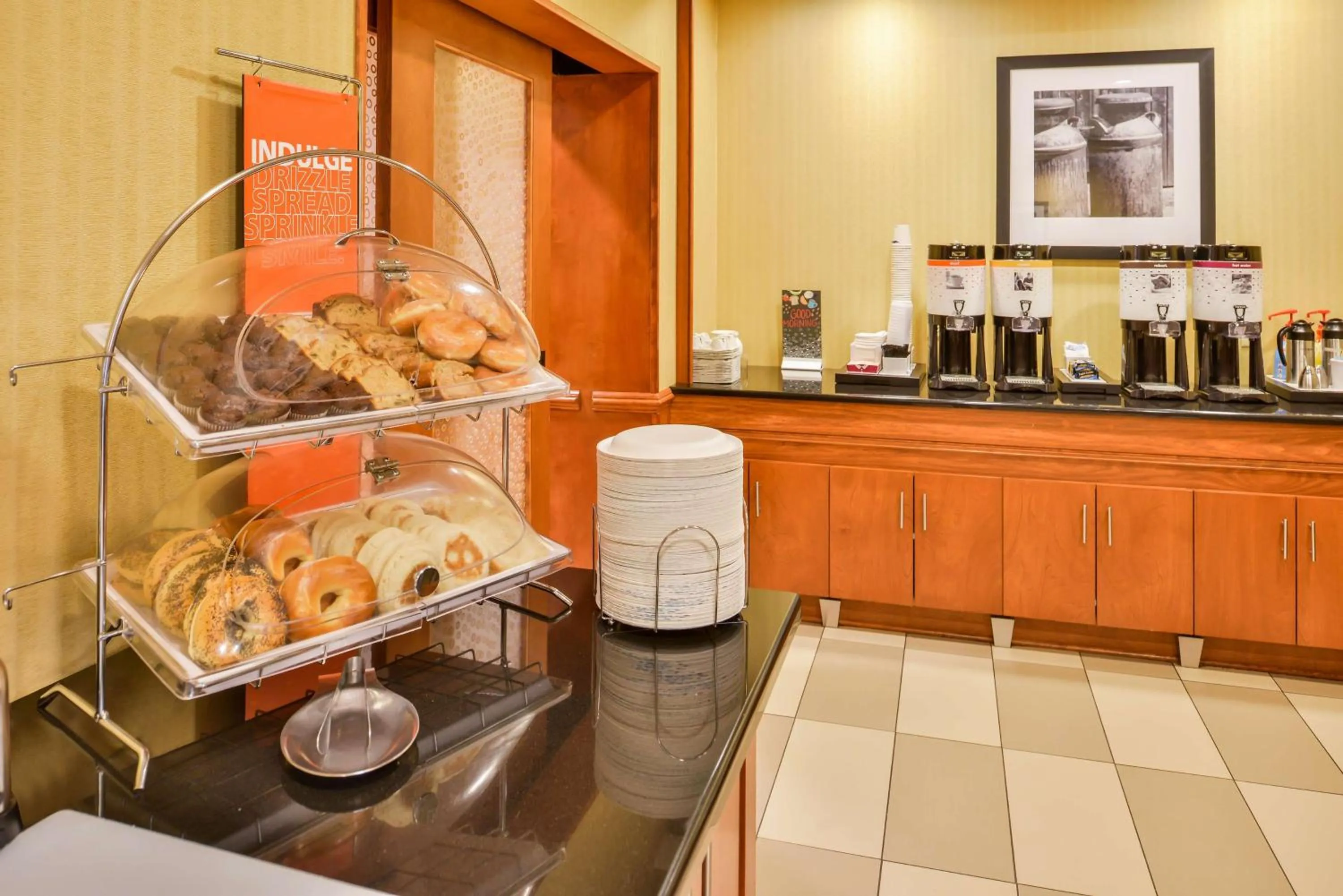 Breakfast in Hampton Inn Emporia