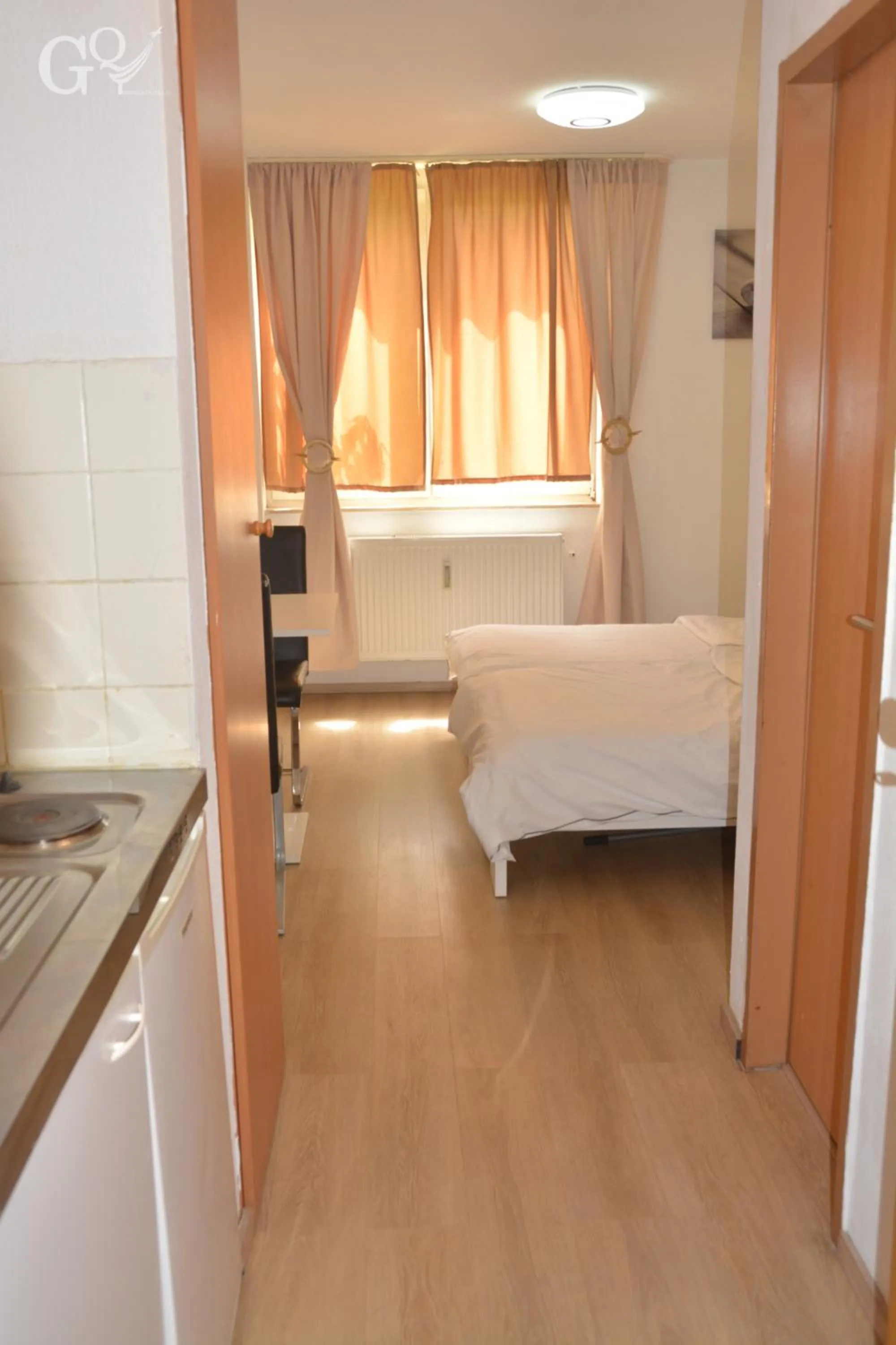 Bed in Saarbrücken City Apartments