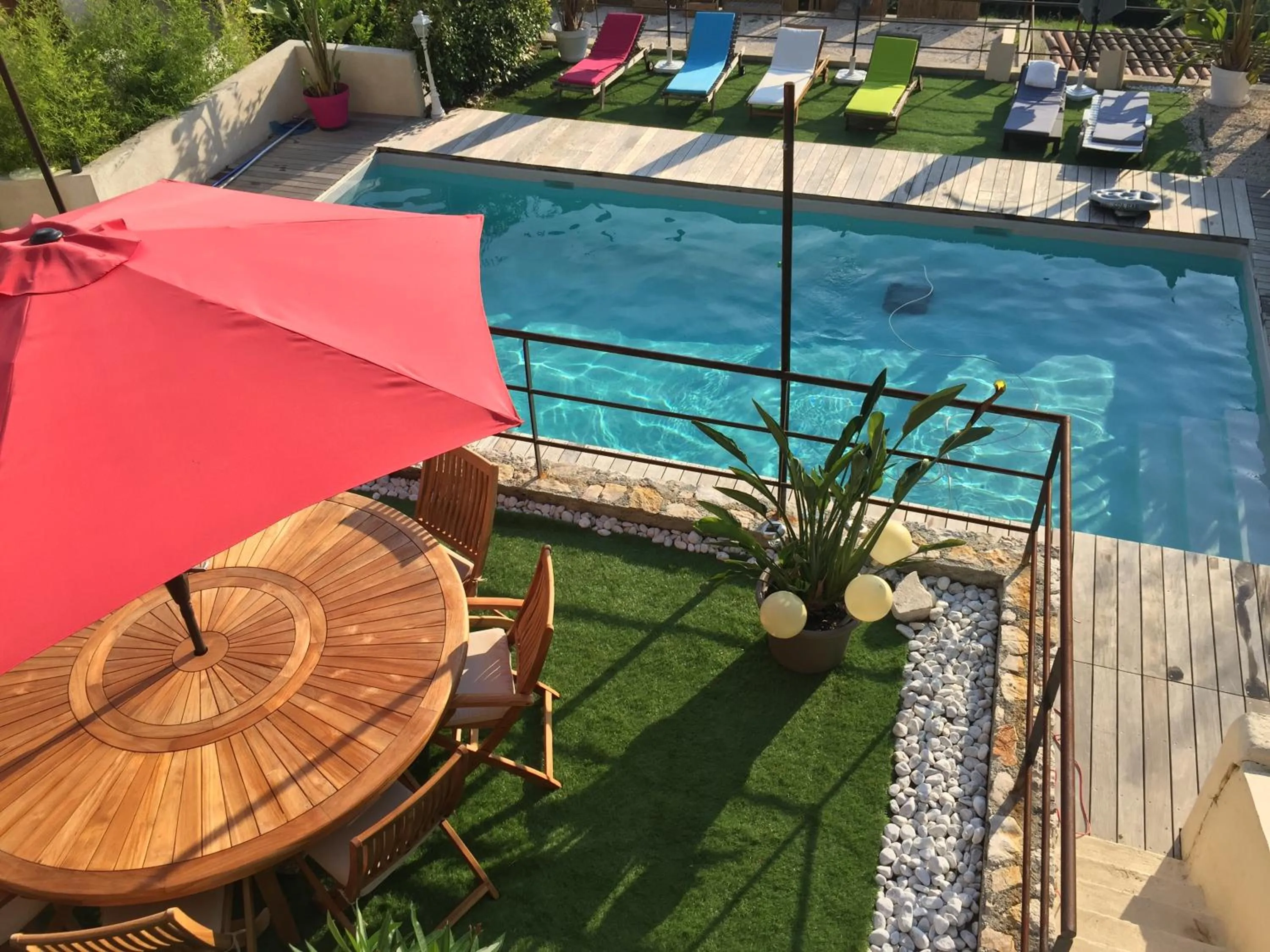 Pool view in Chambre d'hôtes Le Clos 67