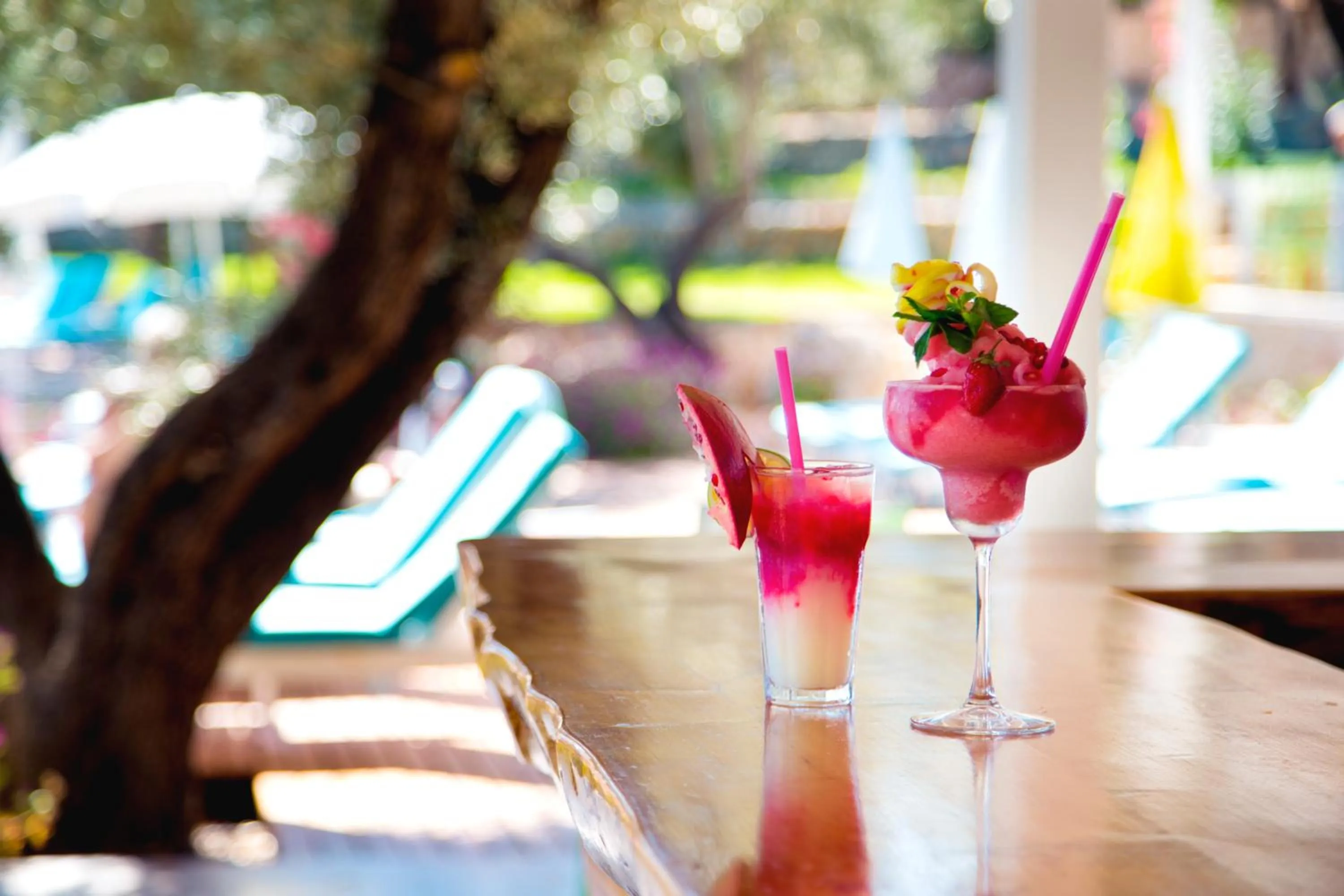 Alcoholic drinks in Blanca Beach Hotel