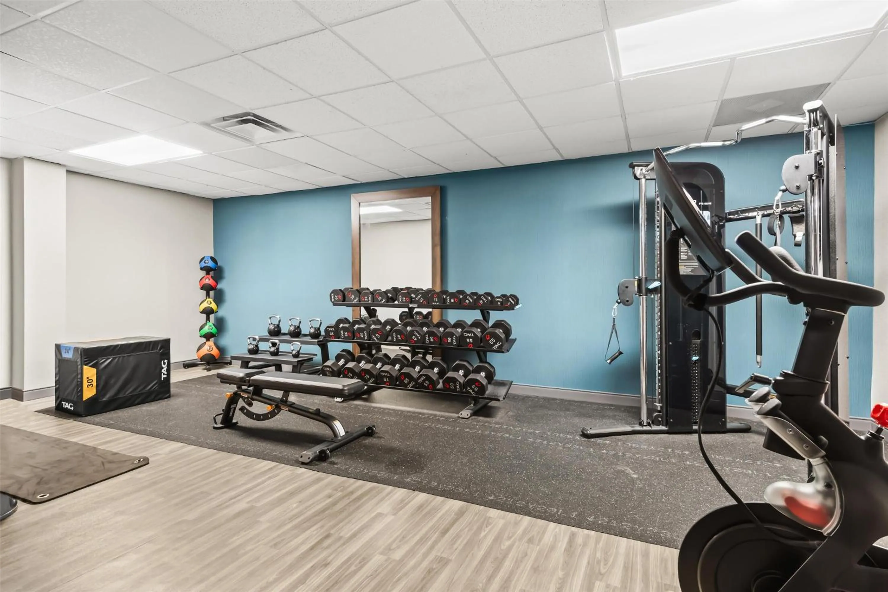 Fitness centre/facilities in Hampton Inn Elkton