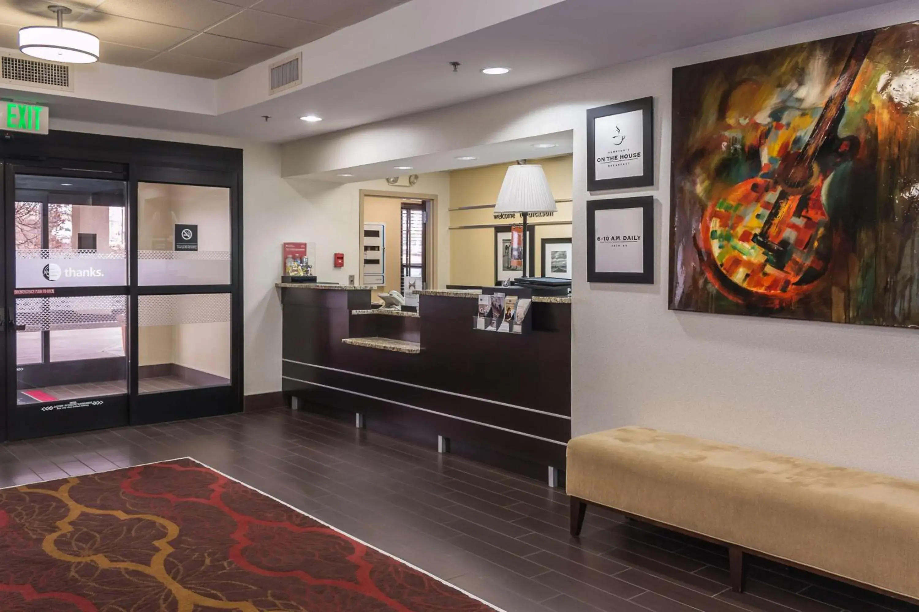 Lobby or reception in Hampton Inn Dickson Lobby or reception in Hampton Inn Dickson