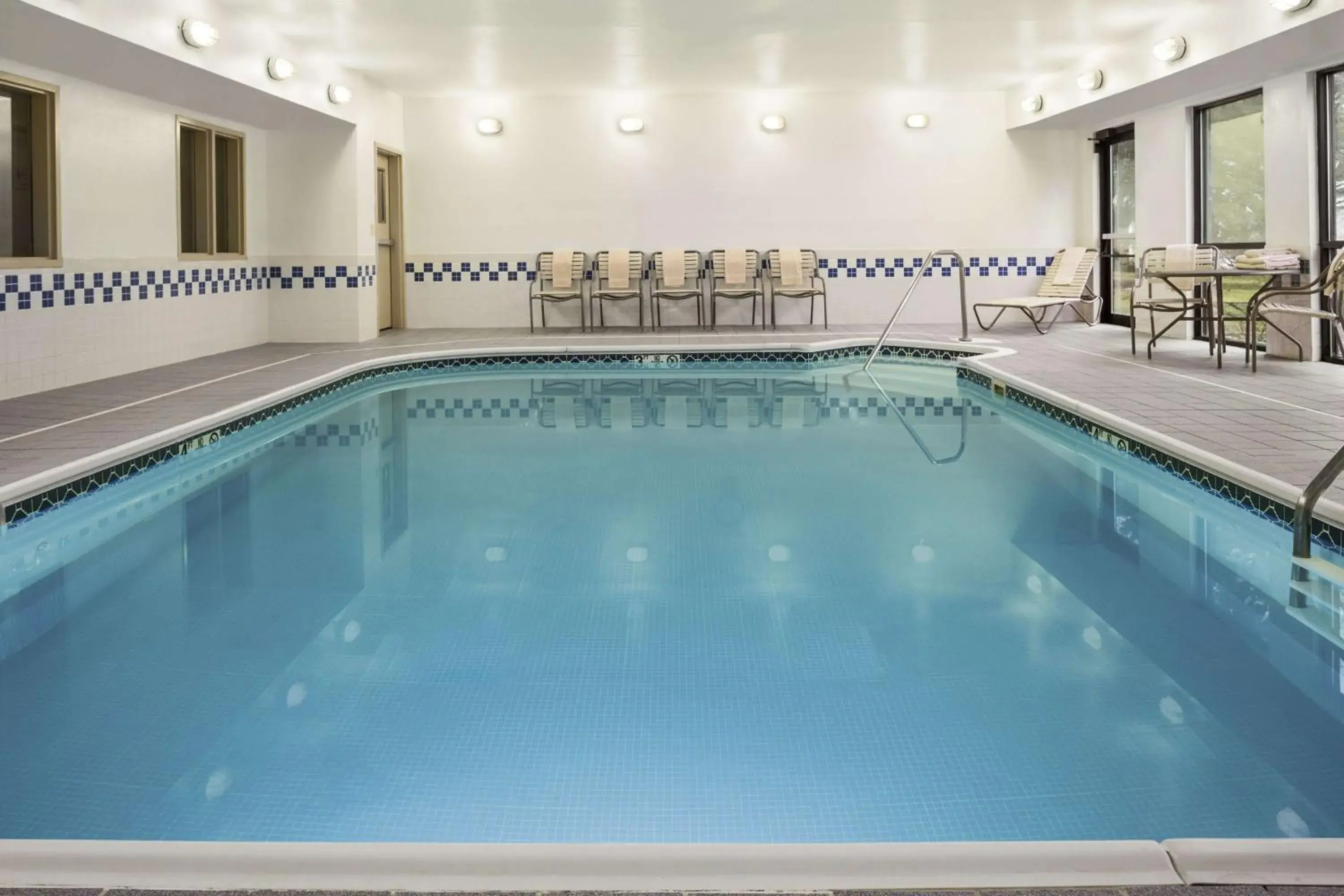 Pool view in Hampton Inn Findlay Pool view in Hampton Inn Findlay