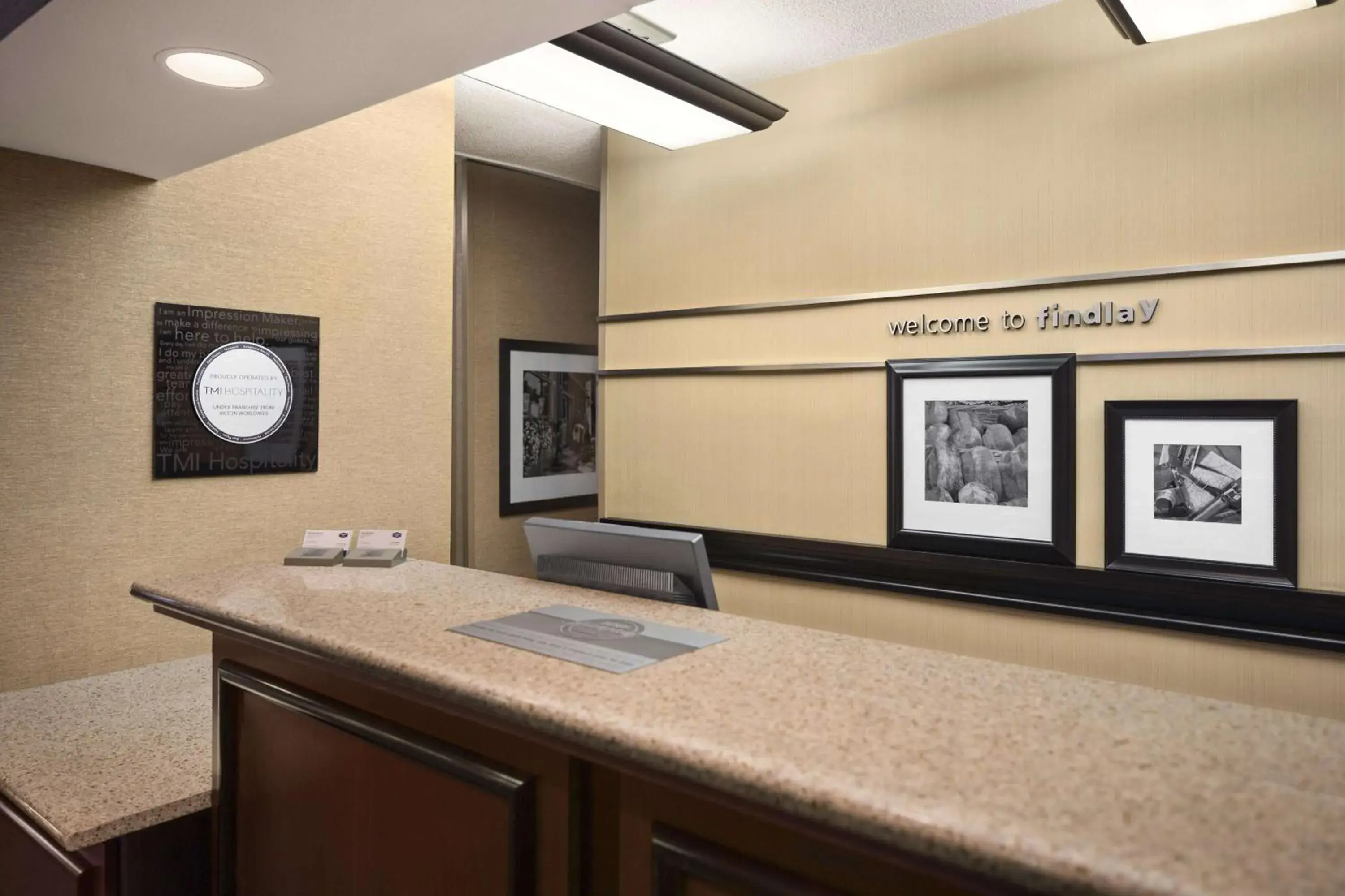 Lobby or reception in Hampton Inn Findlay Lobby or reception in Hampton Inn Findlay