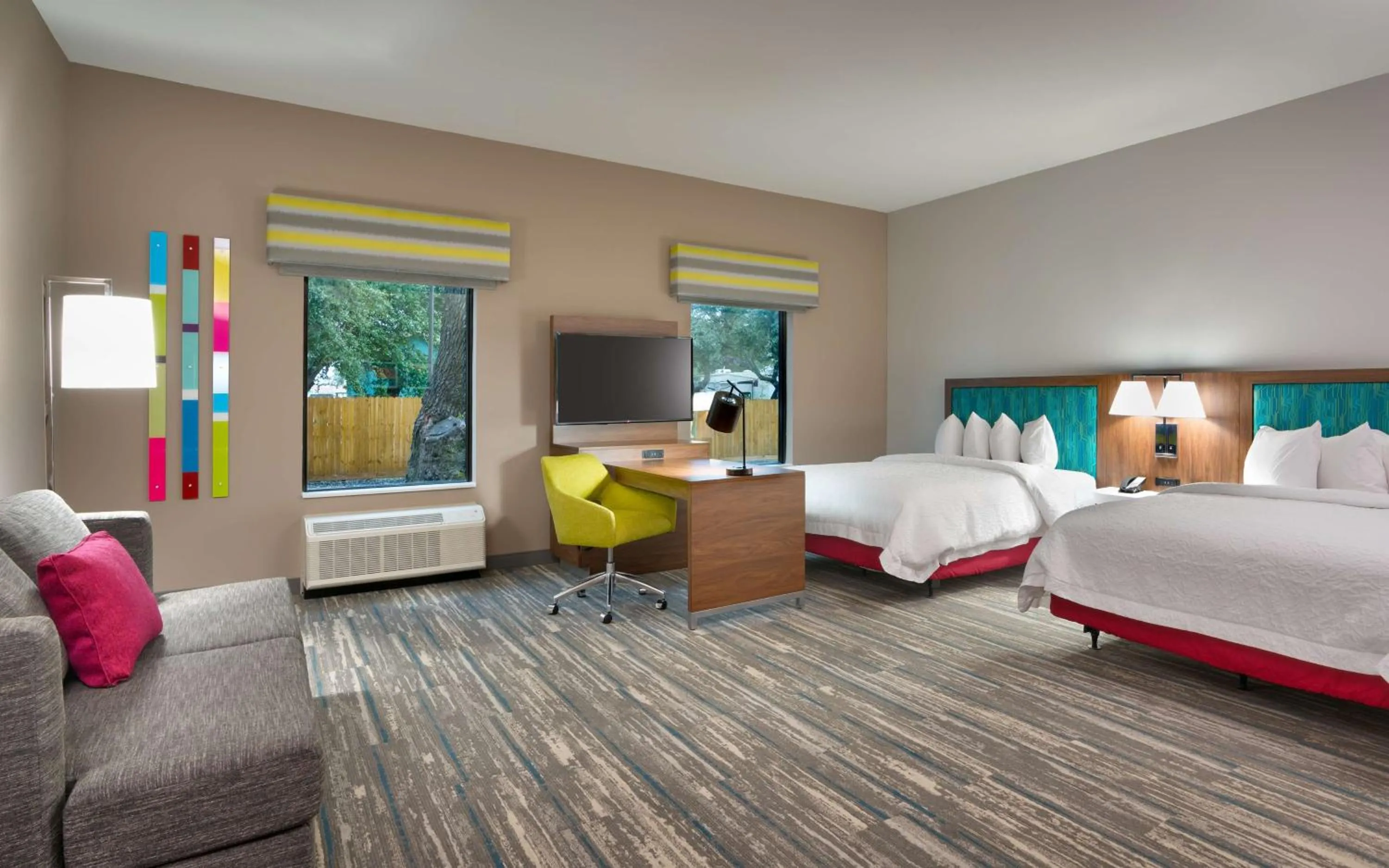 Bedroom, Bed in Hampton Inn & Suites Rockport-Fulton