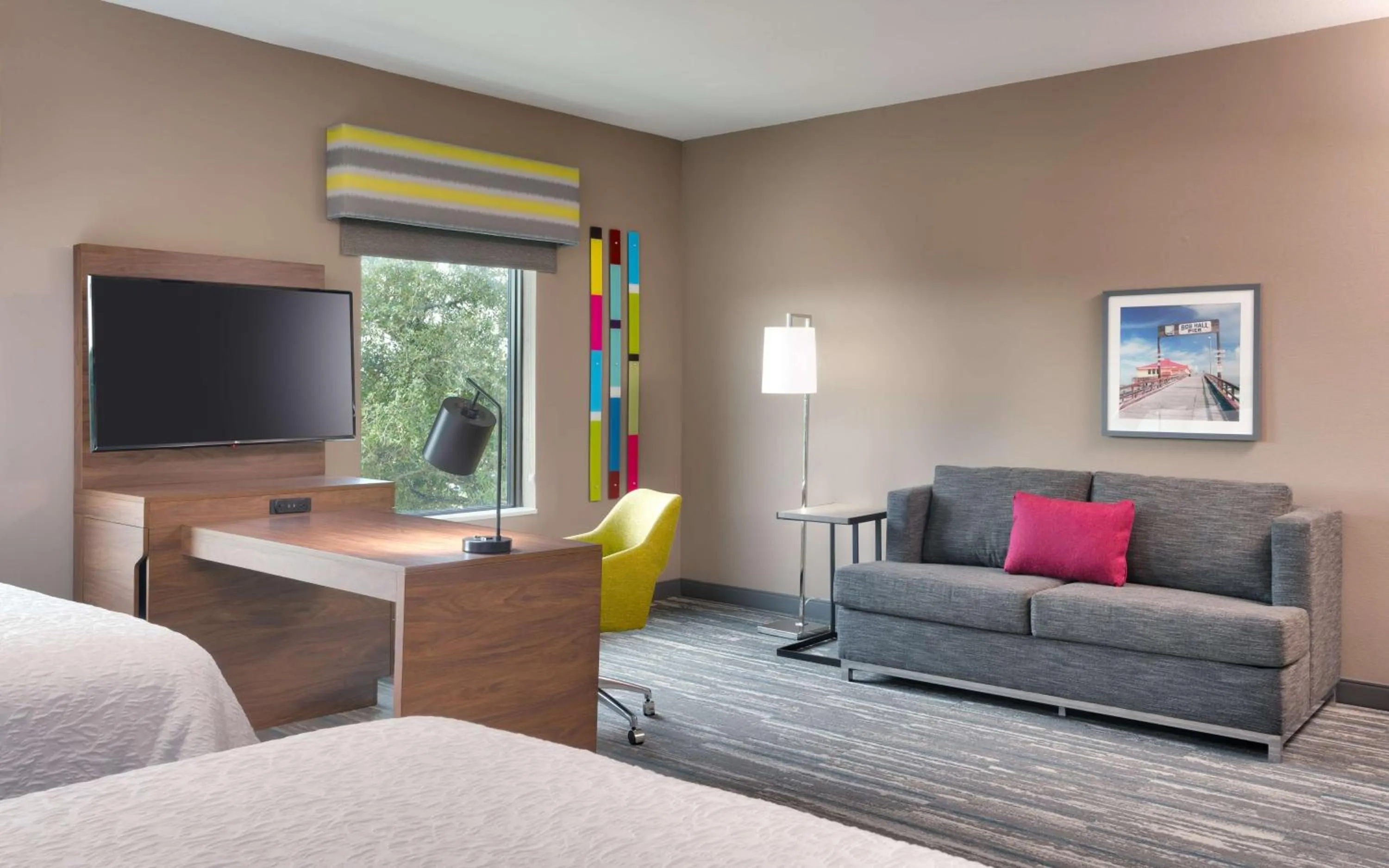 Bedroom, Bed in Hampton Inn & Suites Rockport-Fulton