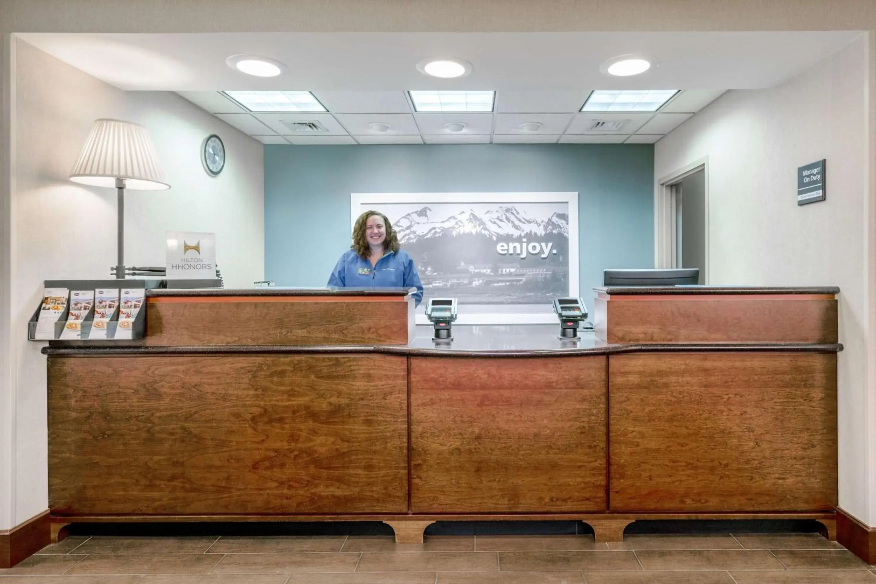 Lobby or reception in Hampton Inn Frostburg Lobby or reception in Hampton Inn Frostburg