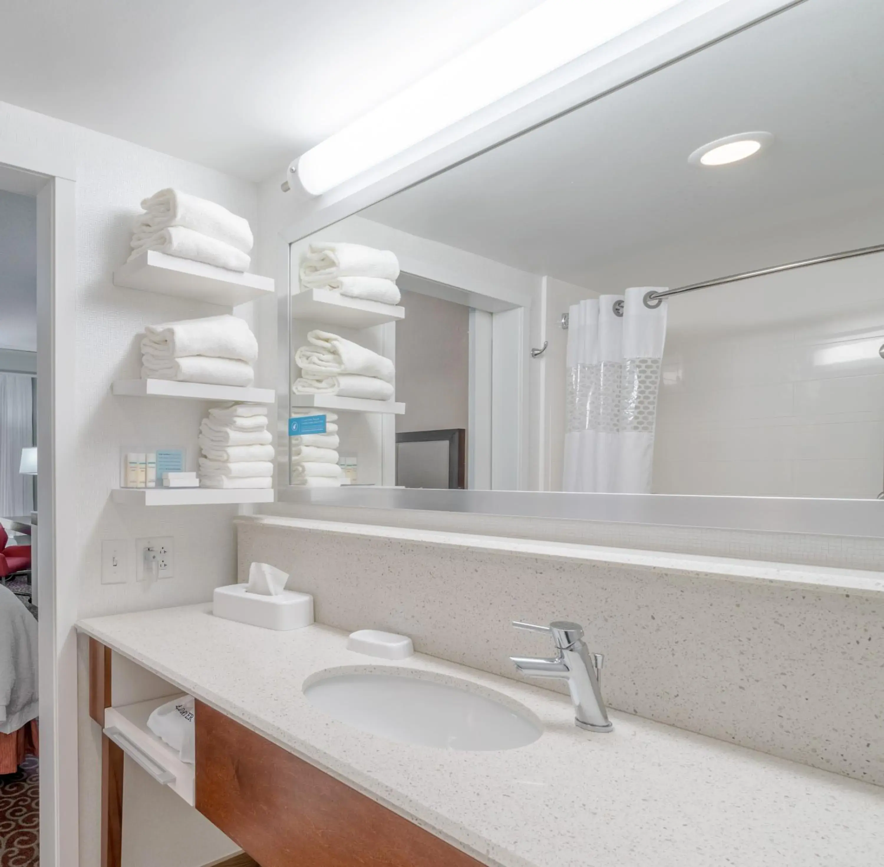 Bathroom in Hampton Inn Frostburg Bathroom in Hampton Inn Frostburg