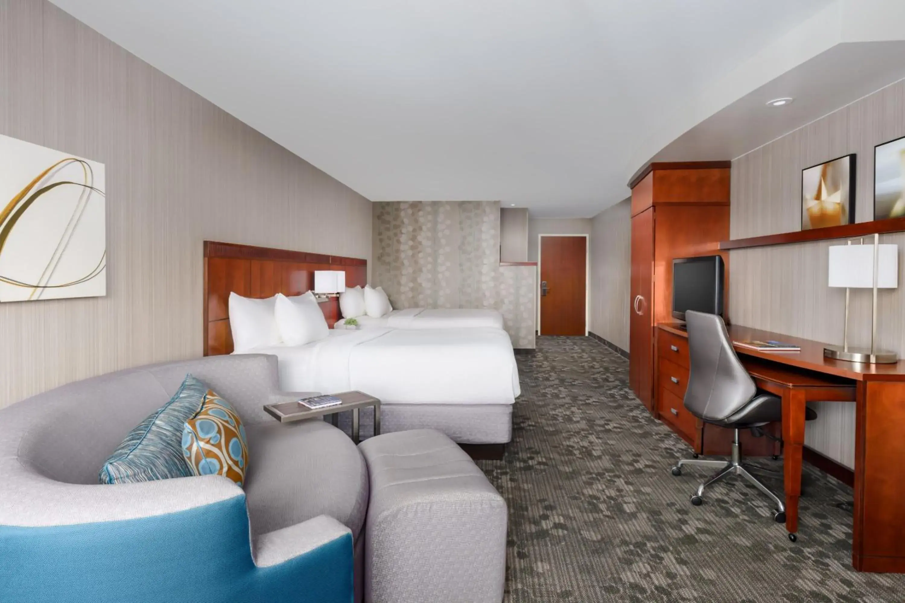 Queen Room with Two Queen Beds in Courtyard by Marriott Philadelphia Montgomeryville Queen Room with Two Queen Beds in Courtyard by Marriott Philadelphia Montgomeryville
