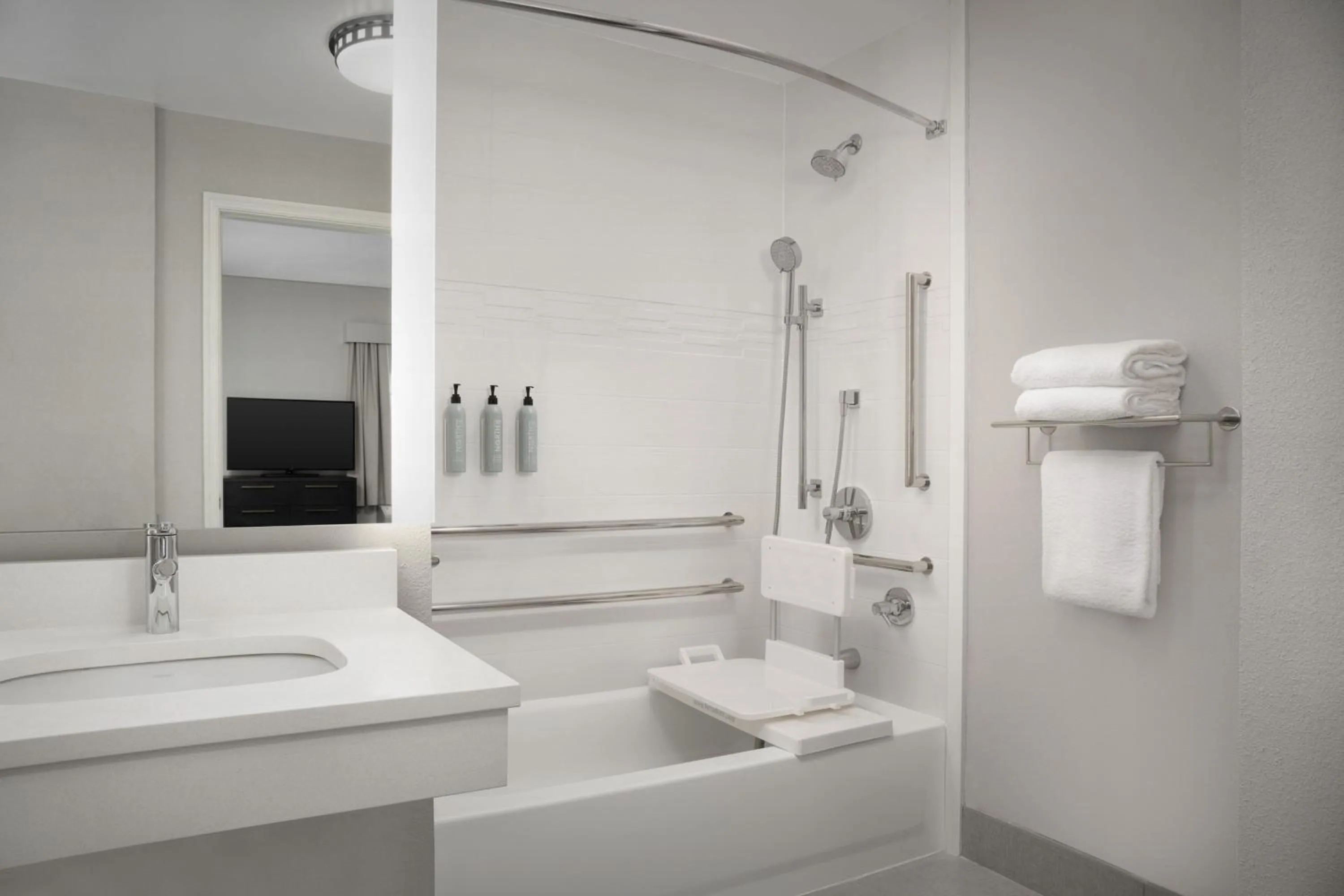 Bathroom in Residence Inn by Marriott BWI Airport