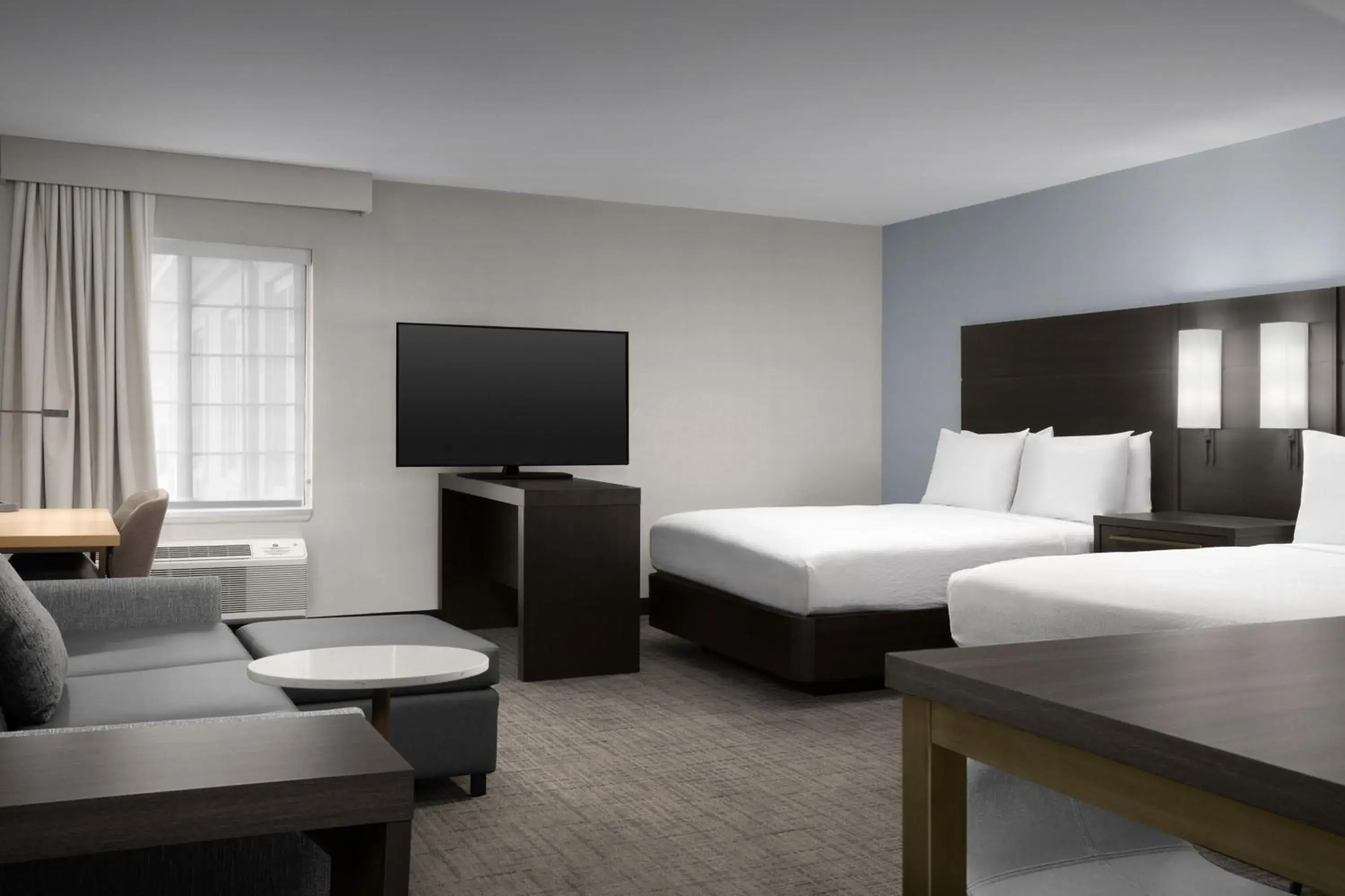 Queen Studio with Two Queen Beds and Sofa Bed in Residence Inn by Marriott BWI Airport Queen Studio with Two Queen Beds and Sofa Bed in Residence Inn by Marriott BWI Airport