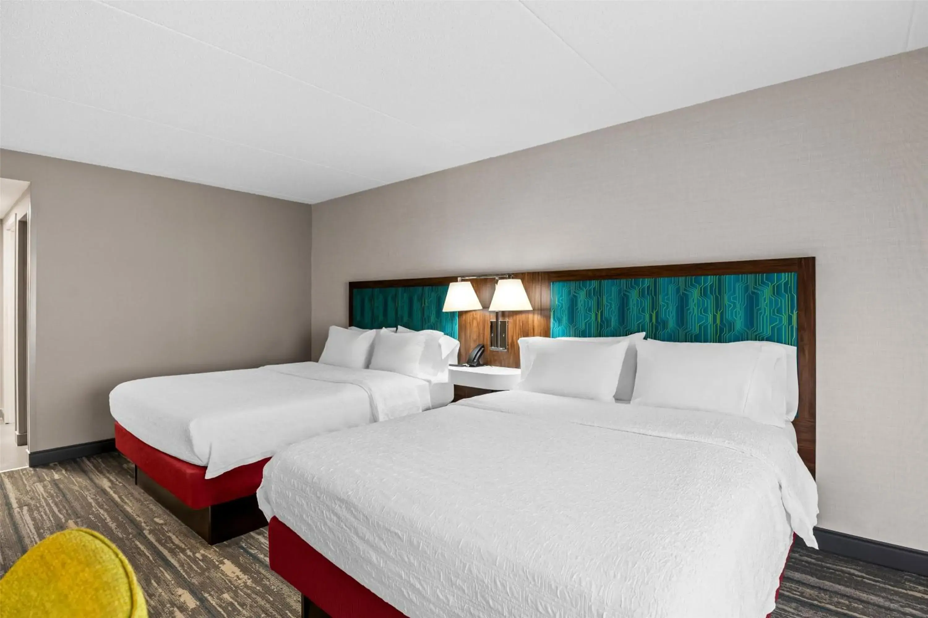 Room with Two Queen Beds - Non-Smoking in Hampton Inn & Suites Richmond/Virginia Center Room with Two Queen Beds - Non-Smoking in Hampton Inn & Suites Richmond/Virginia Center