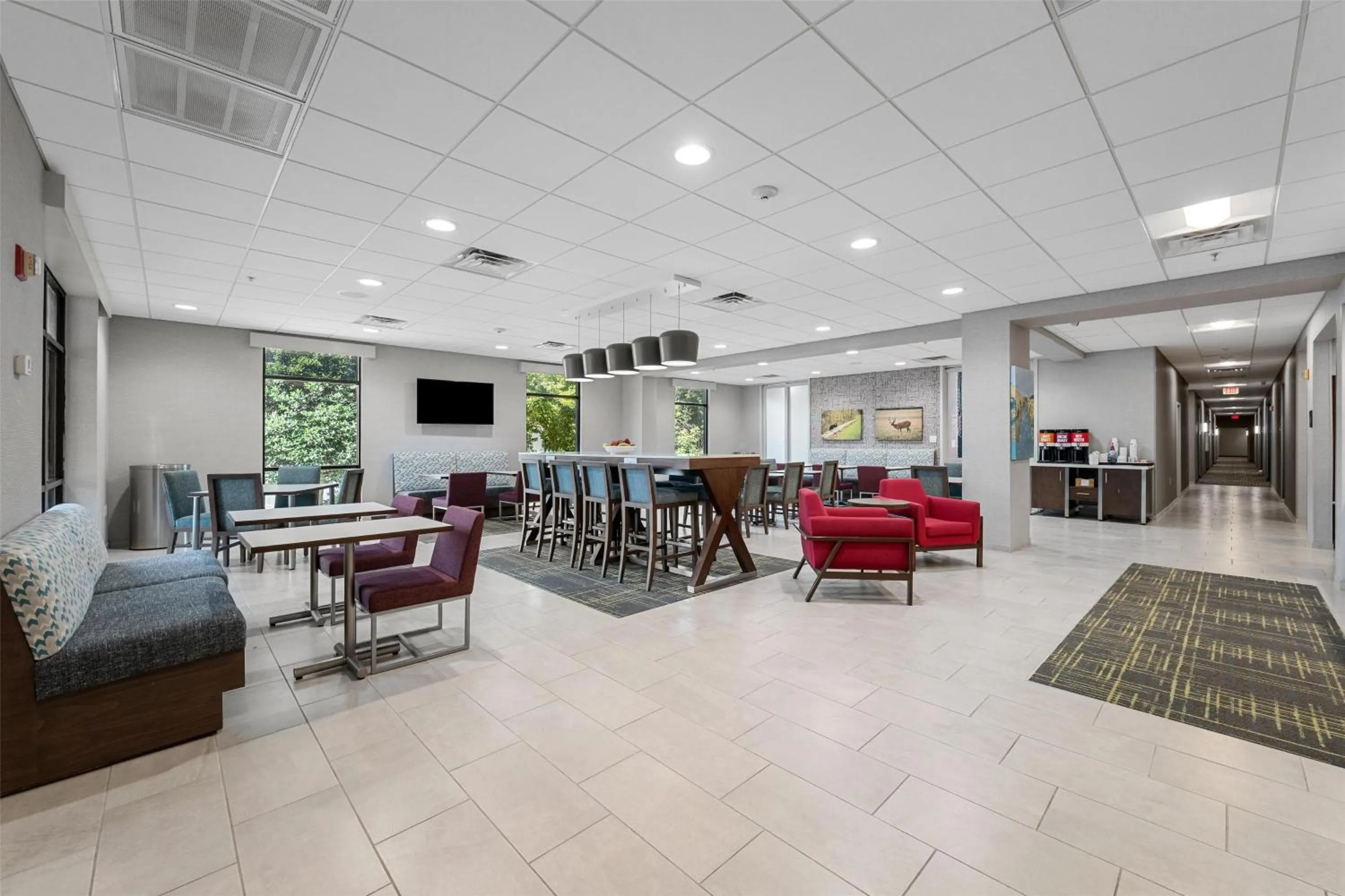 Lobby or reception in Hampton Inn Front Royal