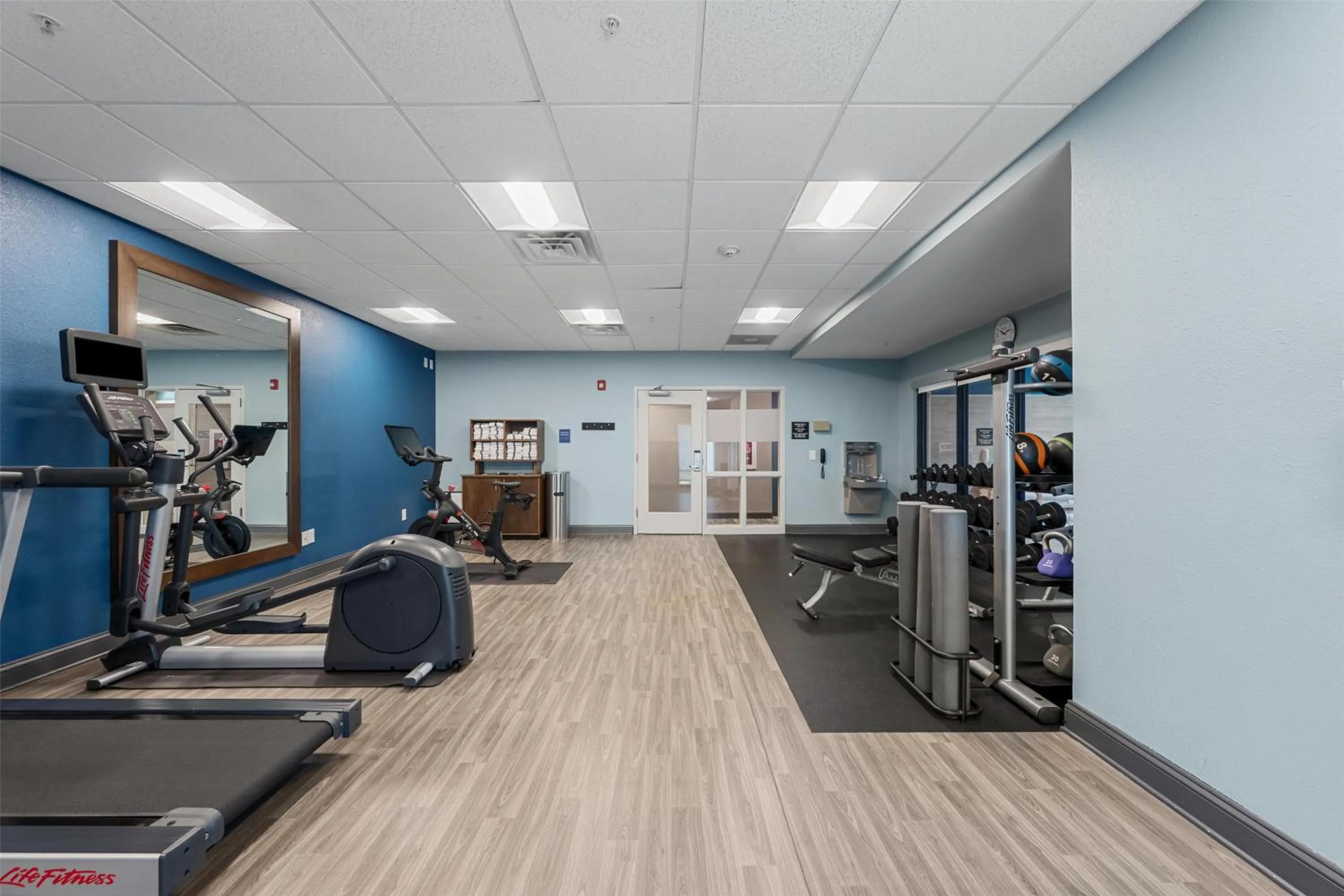 Fitness centre/facilities in Hampton Inn Front Royal