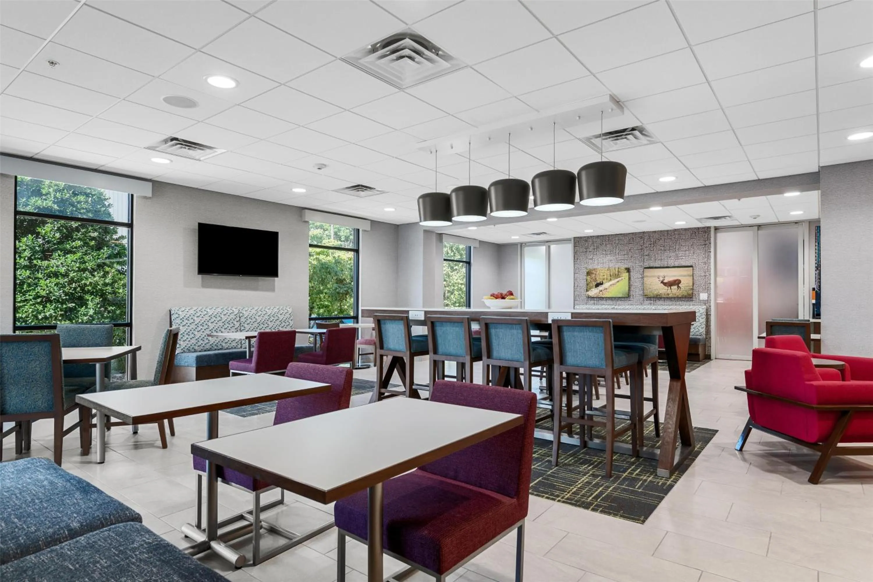 Lobby or reception in Hampton Inn Front Royal