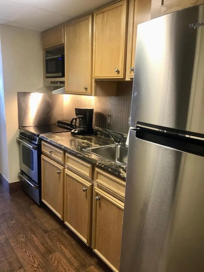 kitchen in Boardwalk Beach Resort