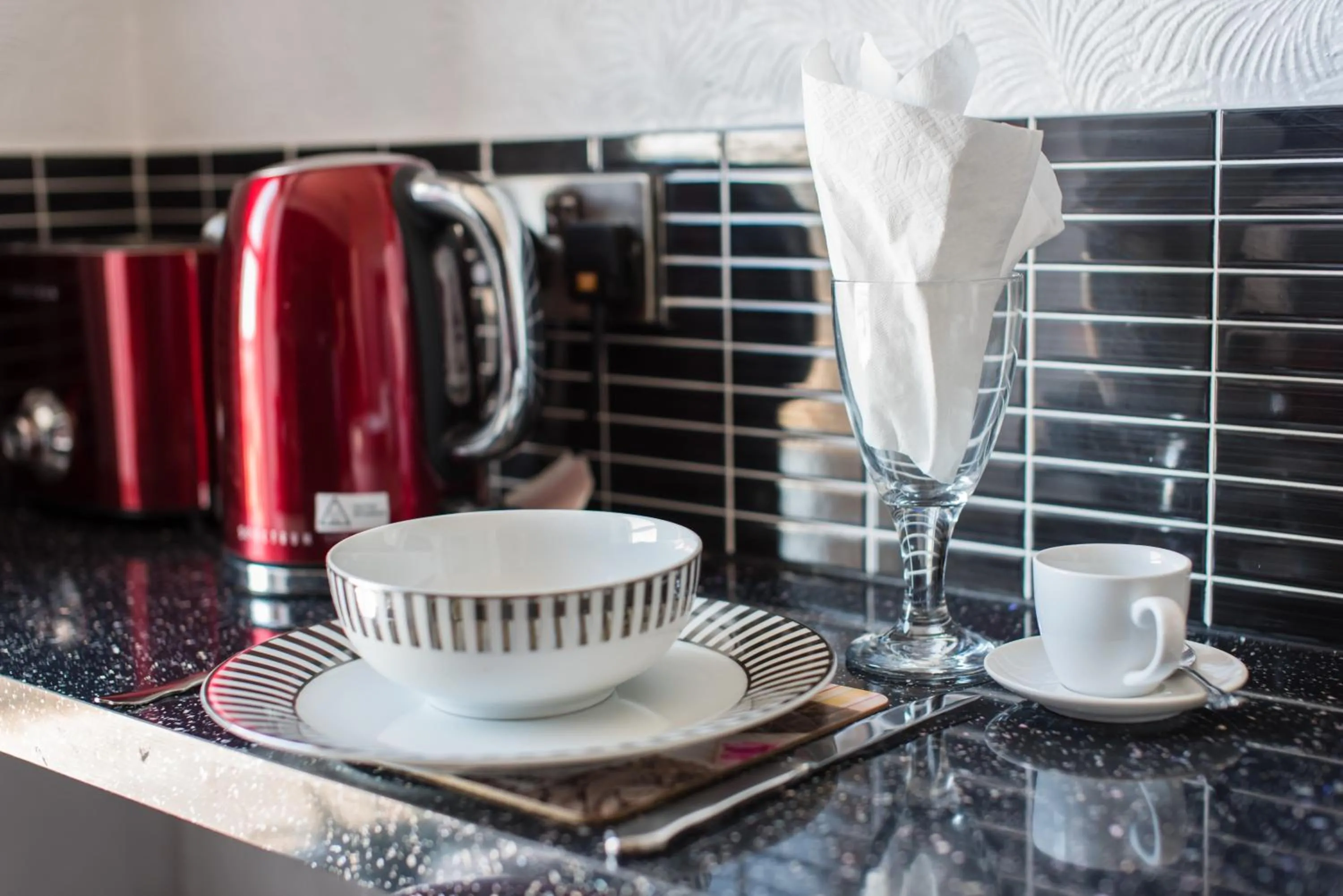Coffee/tea facilities in Sea view Ar Lan y Mor LUXURY APARTMENT