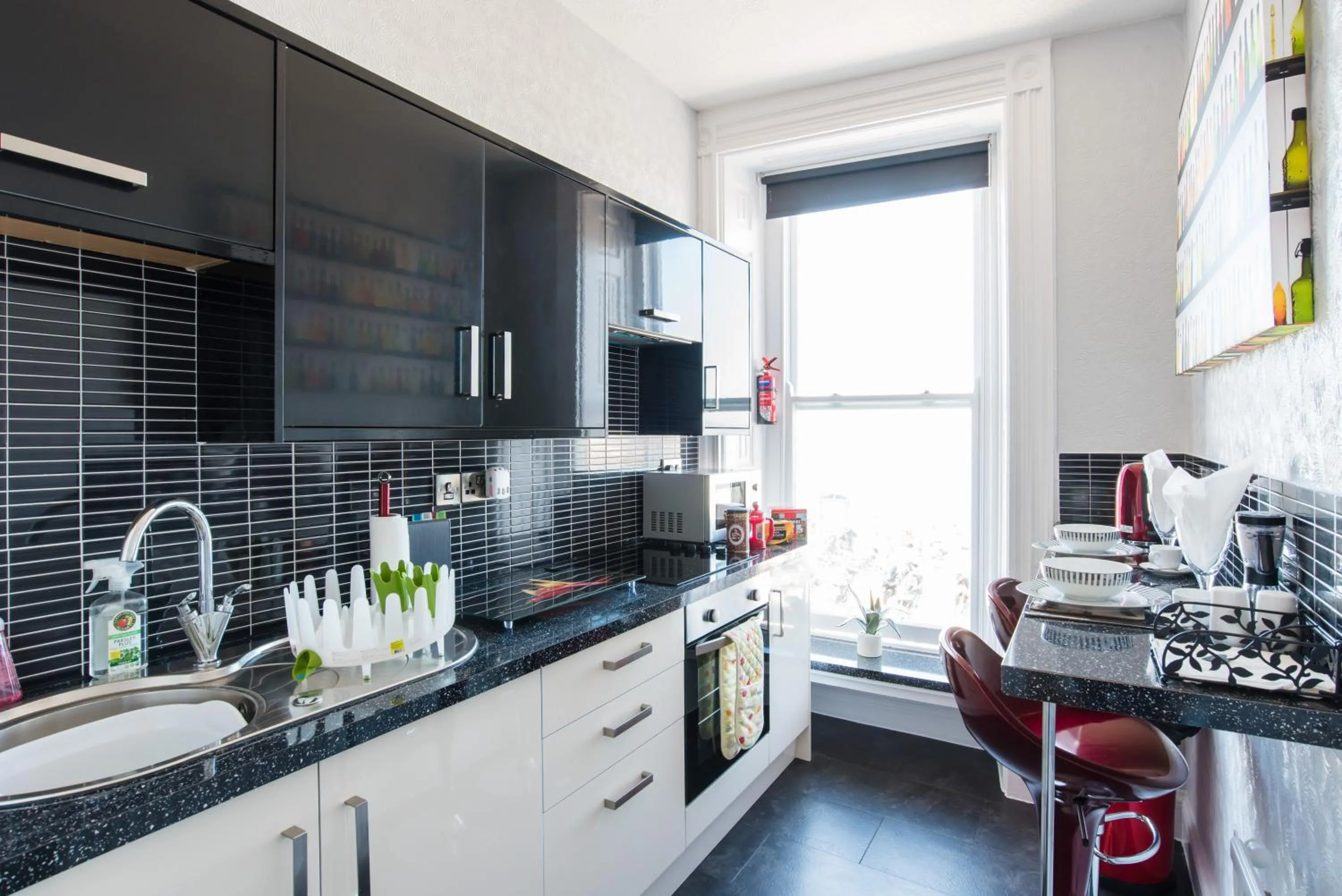 Coffee/tea facilities in Sea view Ar Lan y Mor LUXURY APARTMENT