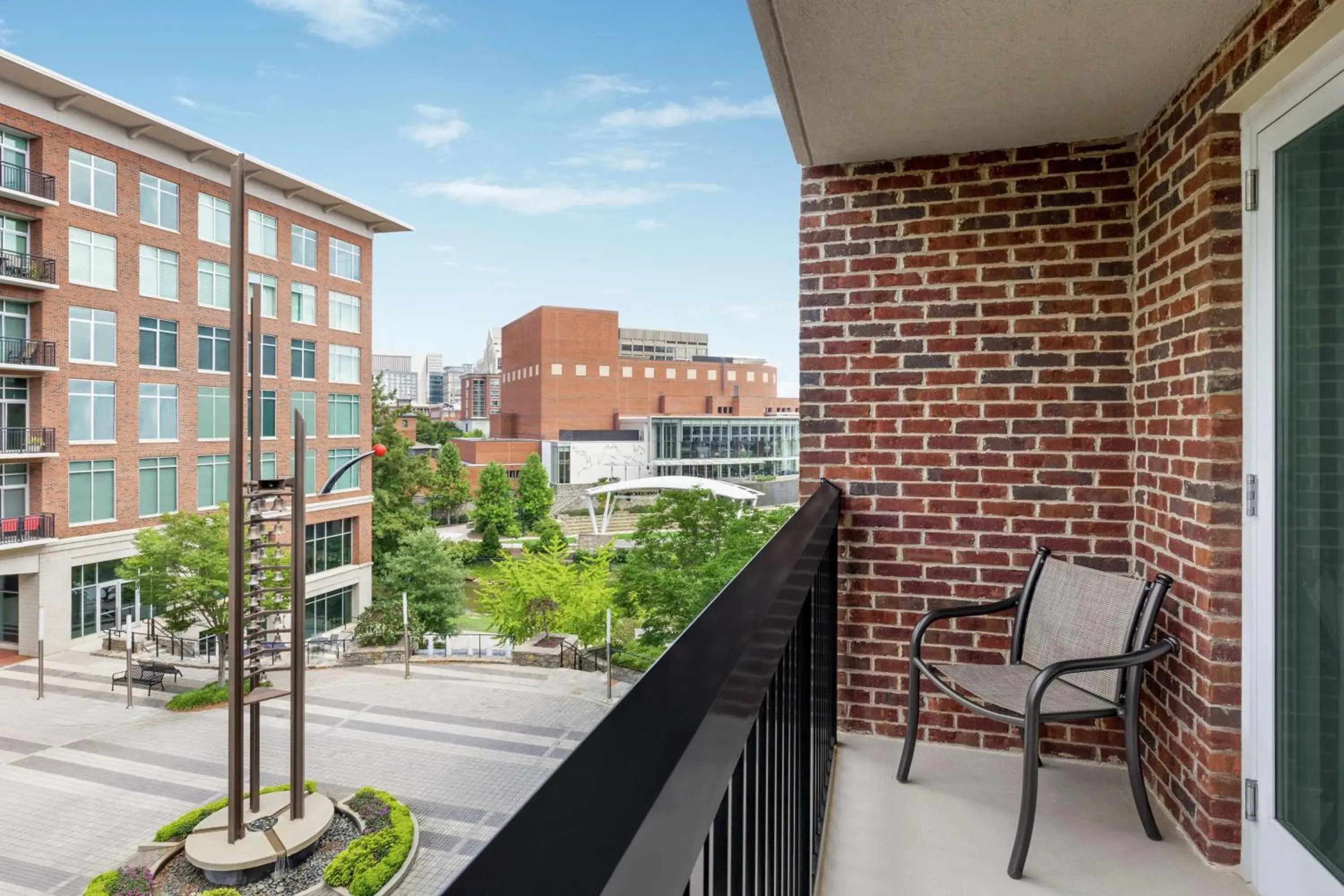 View (from property/room) in Hampton Inn & Suites Greenville-Downtown-Riverplace View (from property/room) in Hampton Inn & Suites Greenville-Downtown-Riverplace