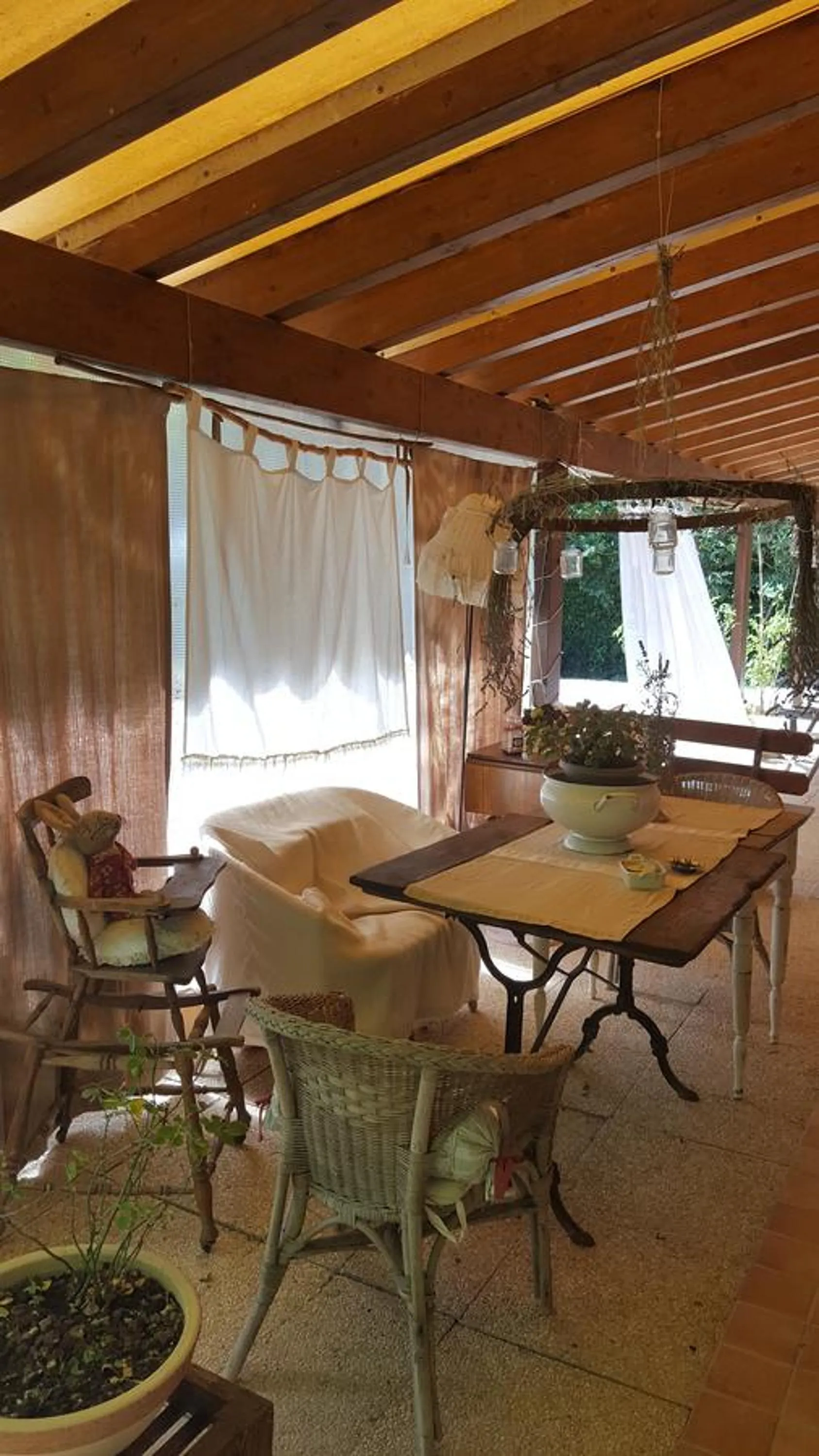 Balcony/Terrace in B&B La Rosa Antica