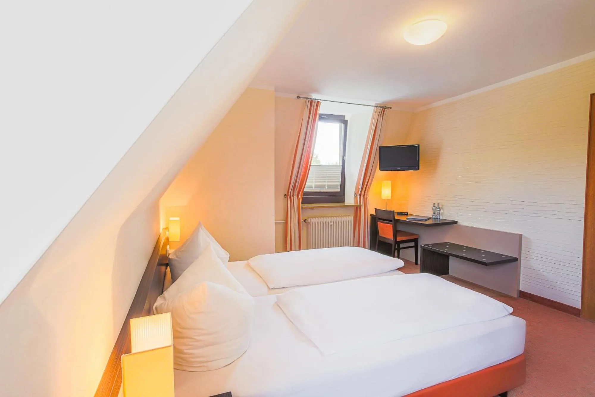 Bedroom, Bed in Berggasthof Banzer Wald