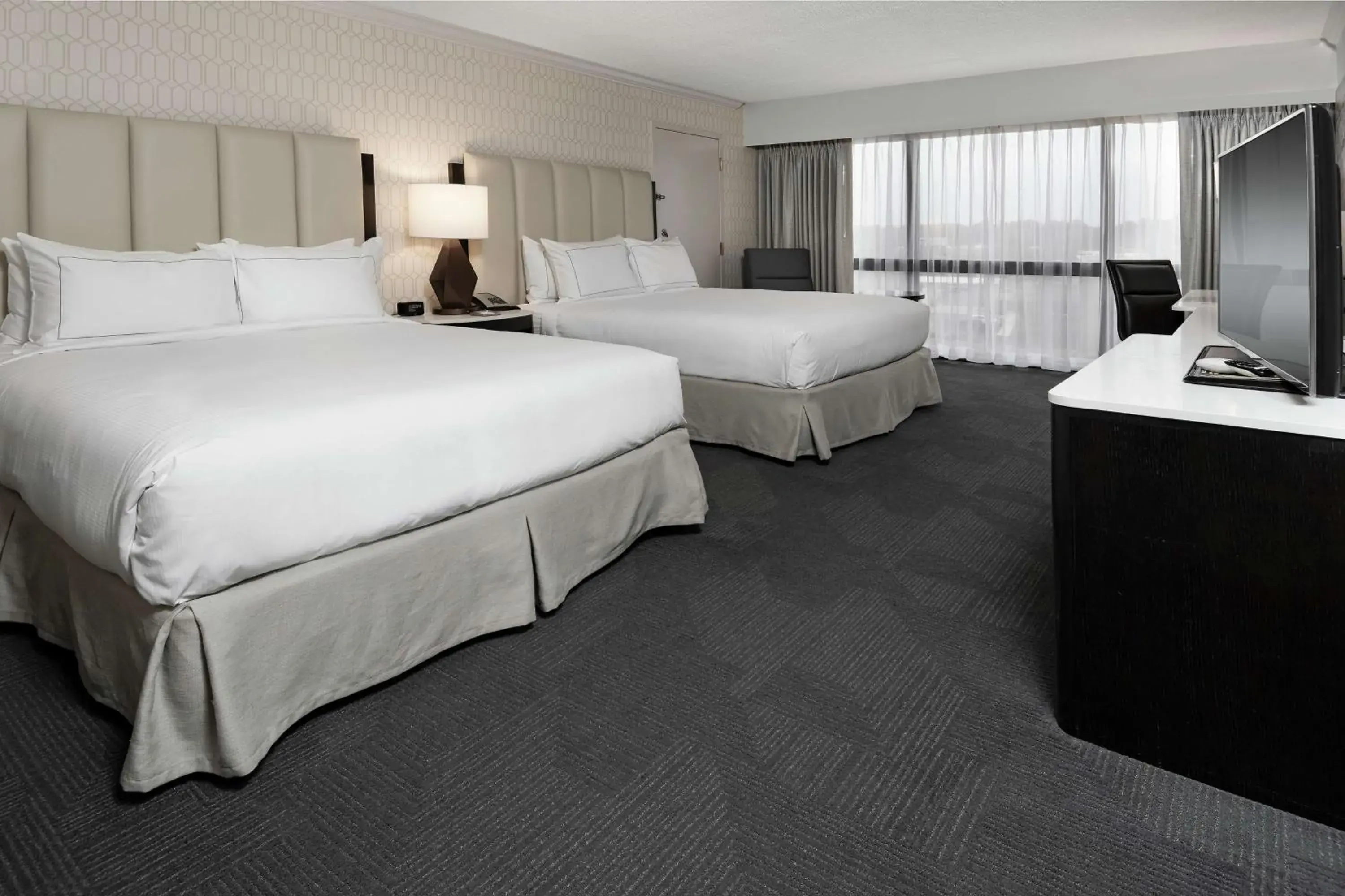 Standard Queen Room with Two Queen Beds in Hilton Greenville Standard Queen Room with Two Queen Beds in Hilton Greenville