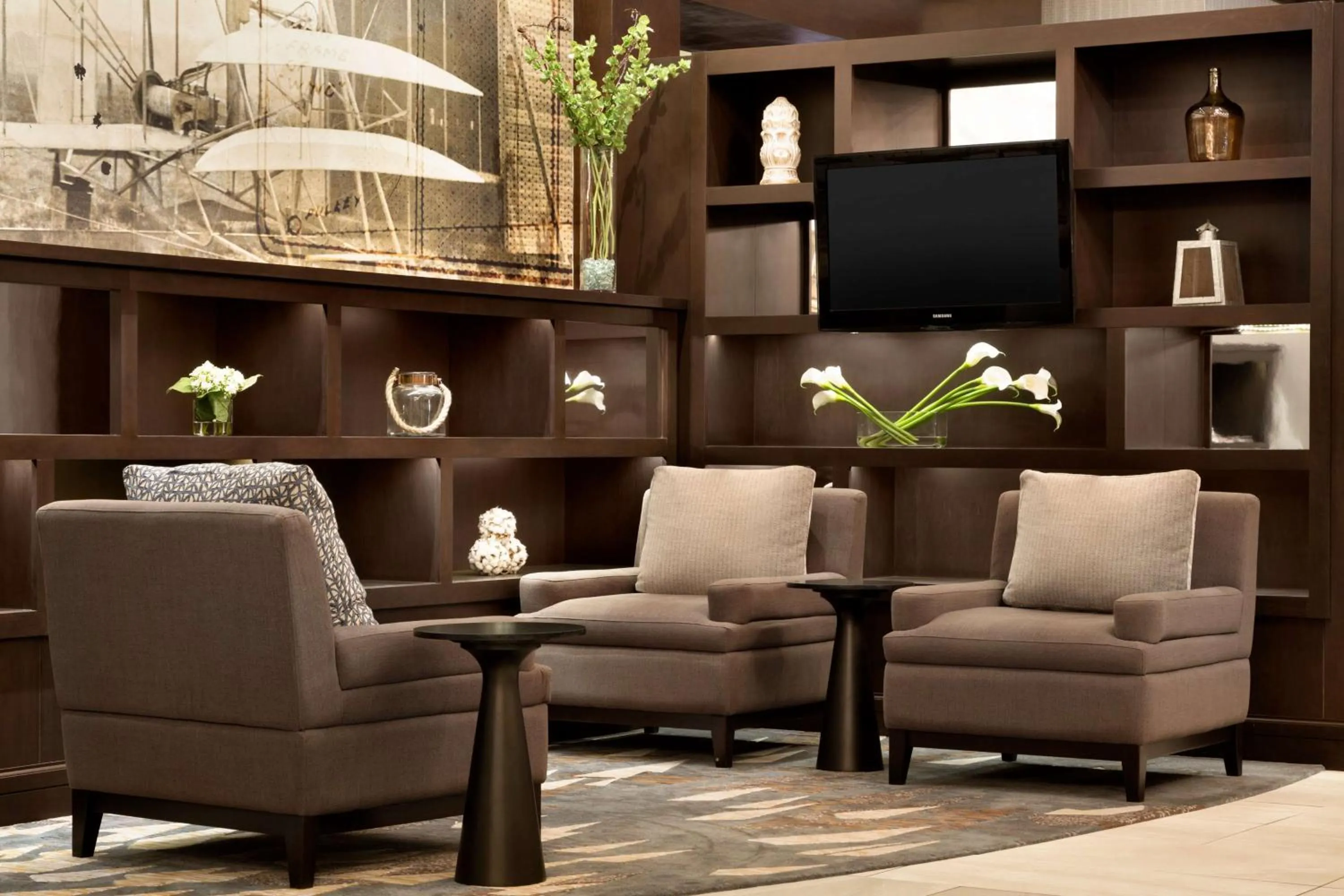 Lobby or reception in Hilton Greenville