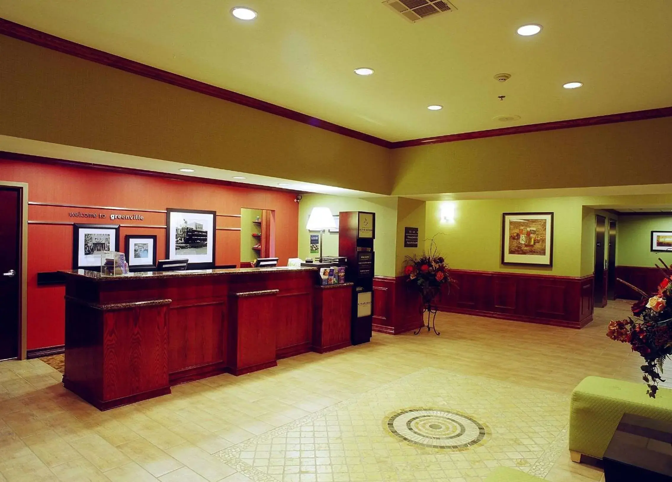 Lobby or reception in Hampton Inn & Suites Greenville Lobby or reception in Hampton Inn & Suites Greenville
