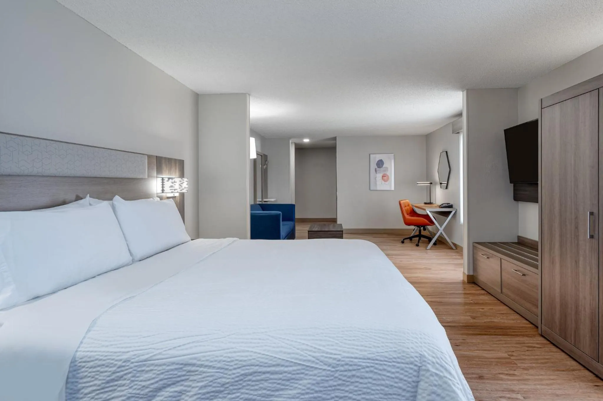 Photo of the whole room, Bed in Holiday Inn Express Hotel & Suites Columbia-I-20 at Clemson Road by IHG