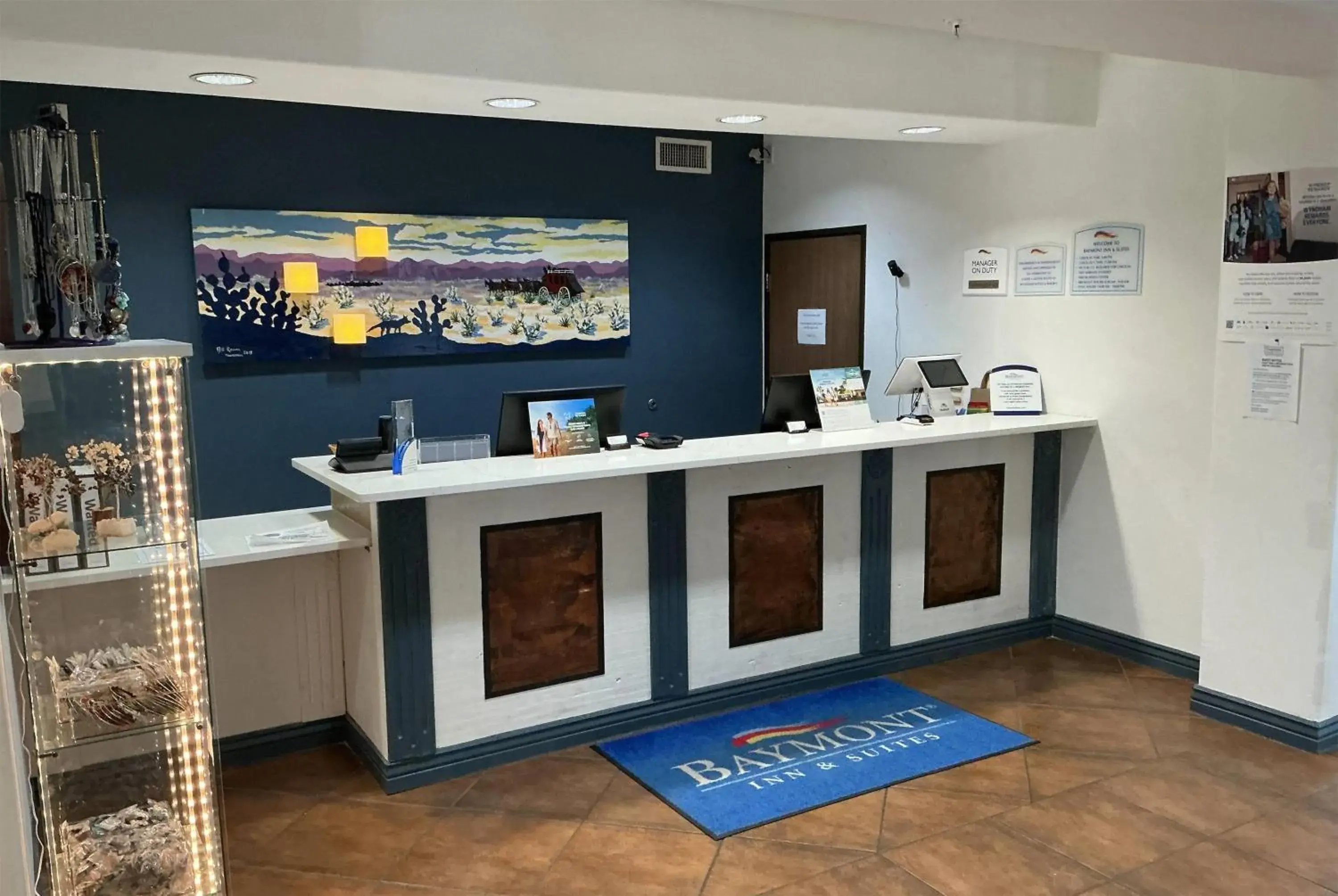 Lobby or reception in Tombstone Grand Hotel, a Baymont by Wyndham Lobby or reception in Tombstone Grand Hotel, a Baymont by Wyndham