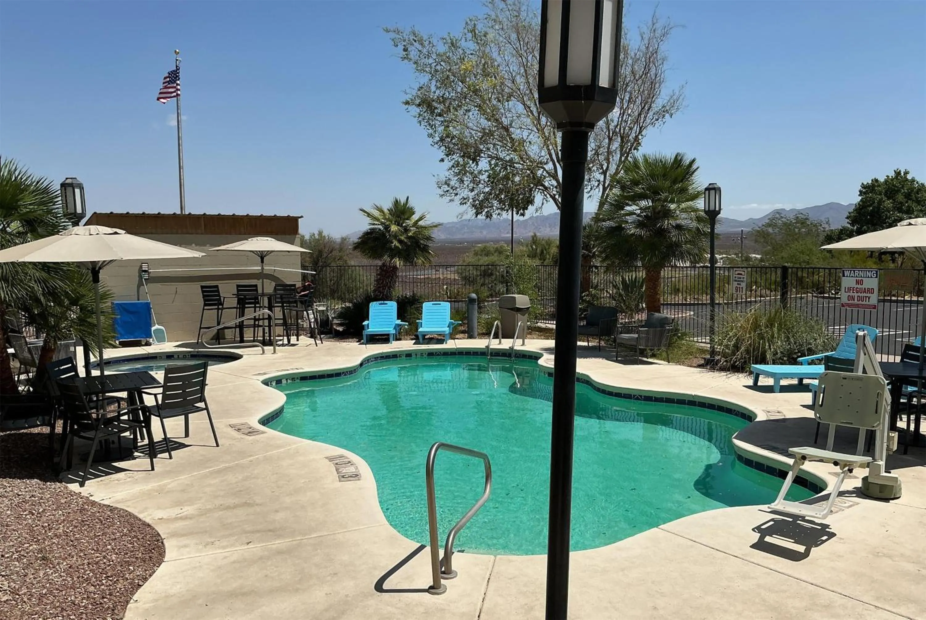Pool view in Tombstone Grand Hotel, a Baymont by Wyndham