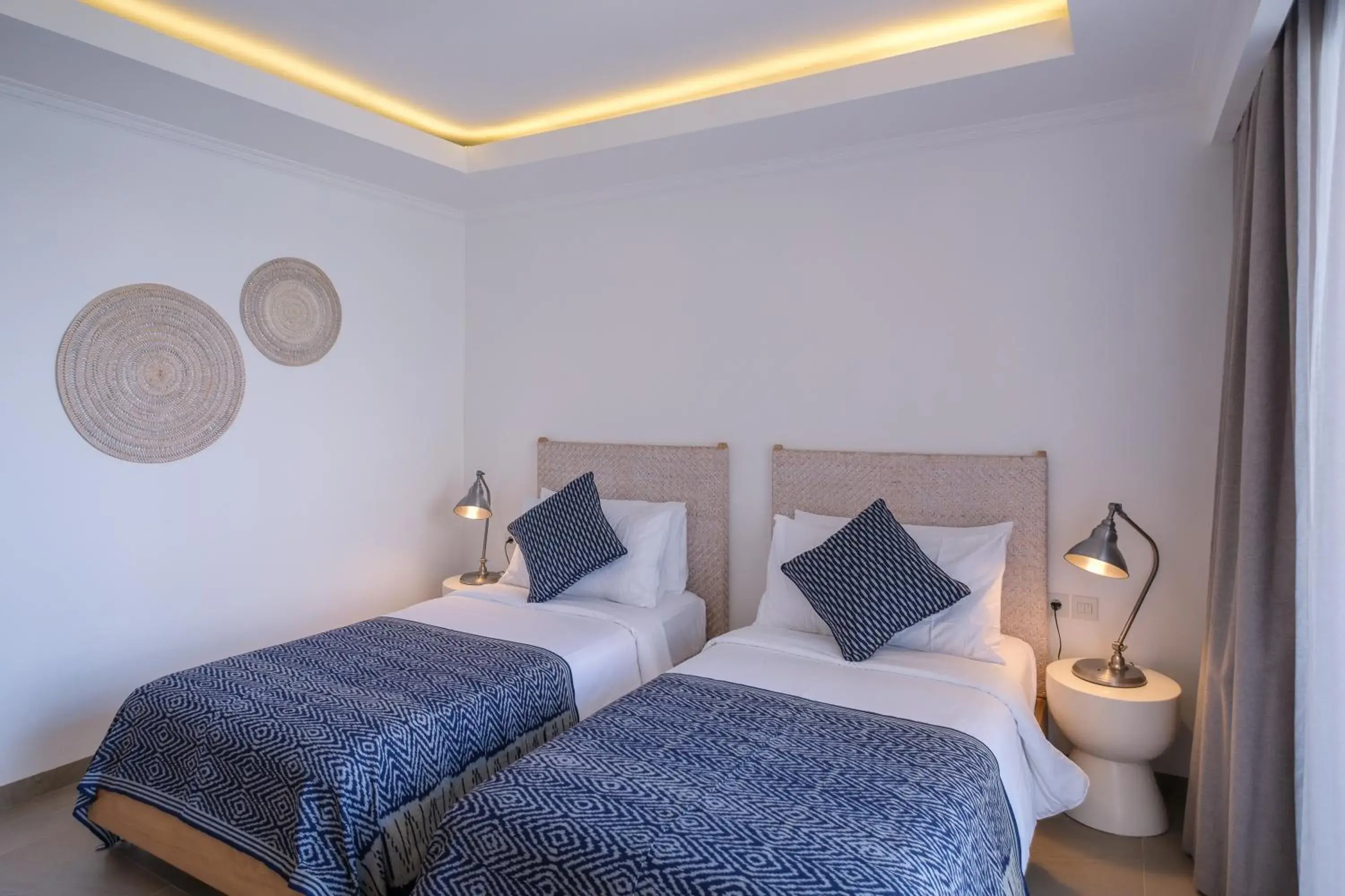 Deluxe Twin Room with Pool and Sea View in Ibus Beach Hotel Deluxe Twin Room with Pool and Sea View in Ibus Beach Hotel