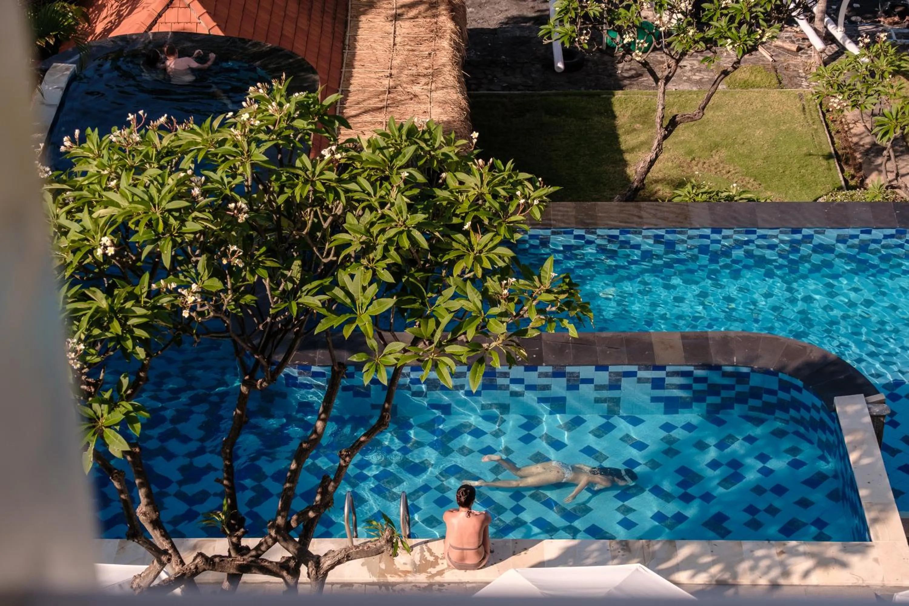 Pool view in Ibus Beach Hotel