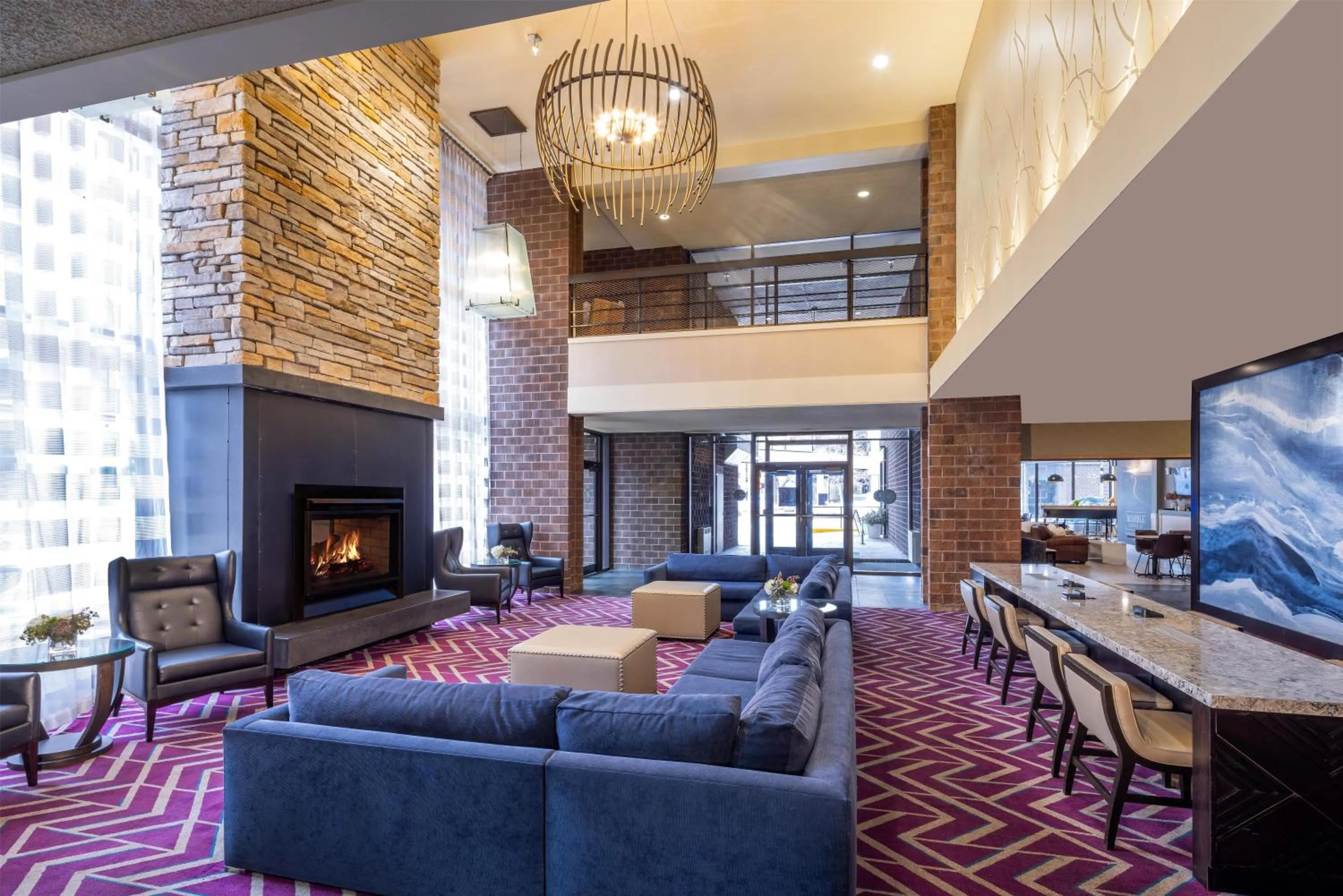 Lobby or reception in Doubletree By Hilton Billings