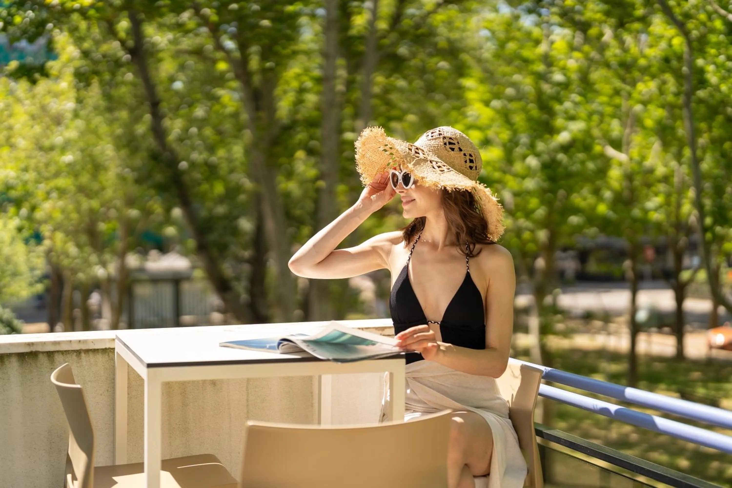 Garden view in Hotel Iride & Spa bed&breakfast