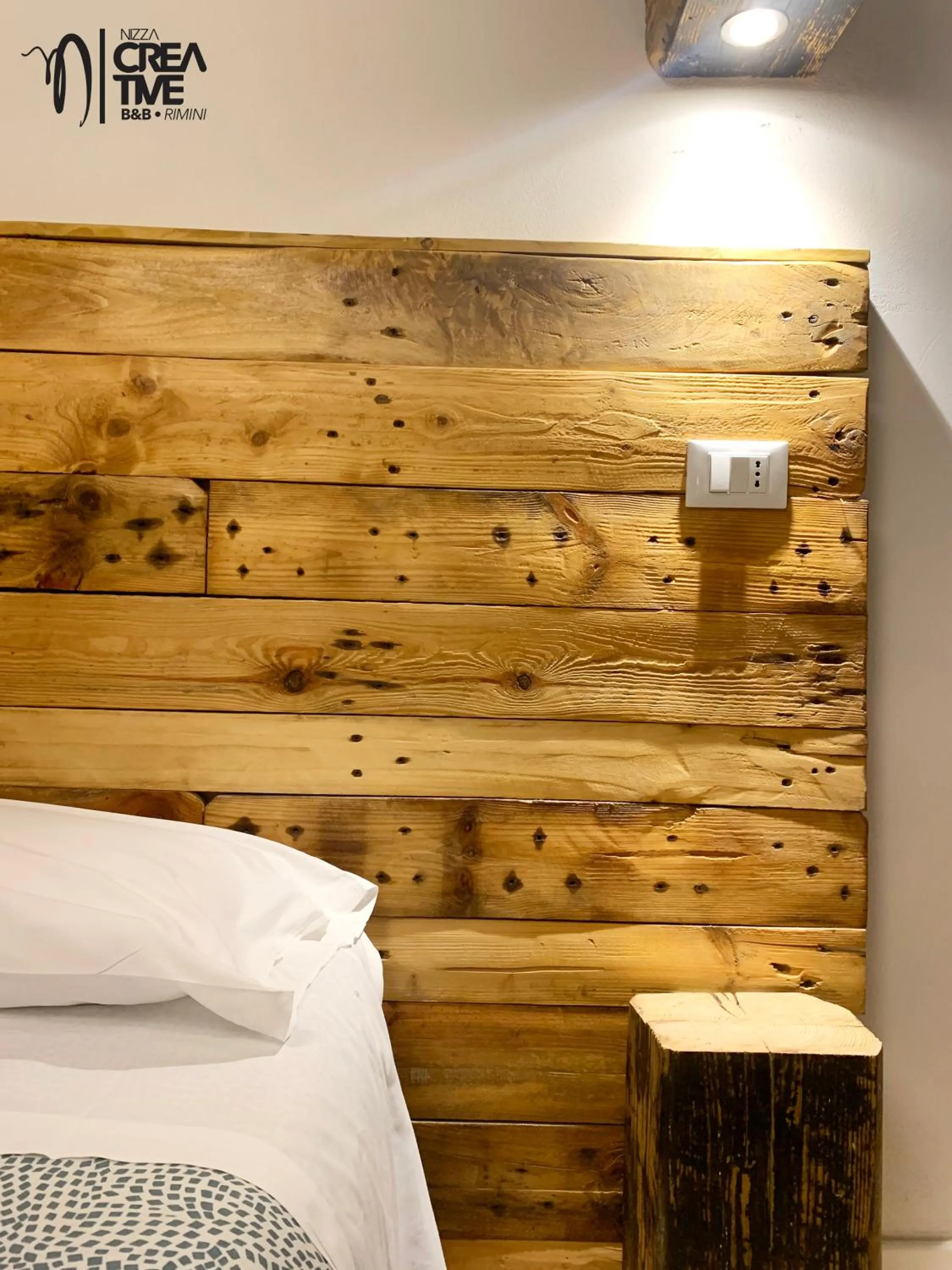 Bed in Hotel Nizza Creative Hotel