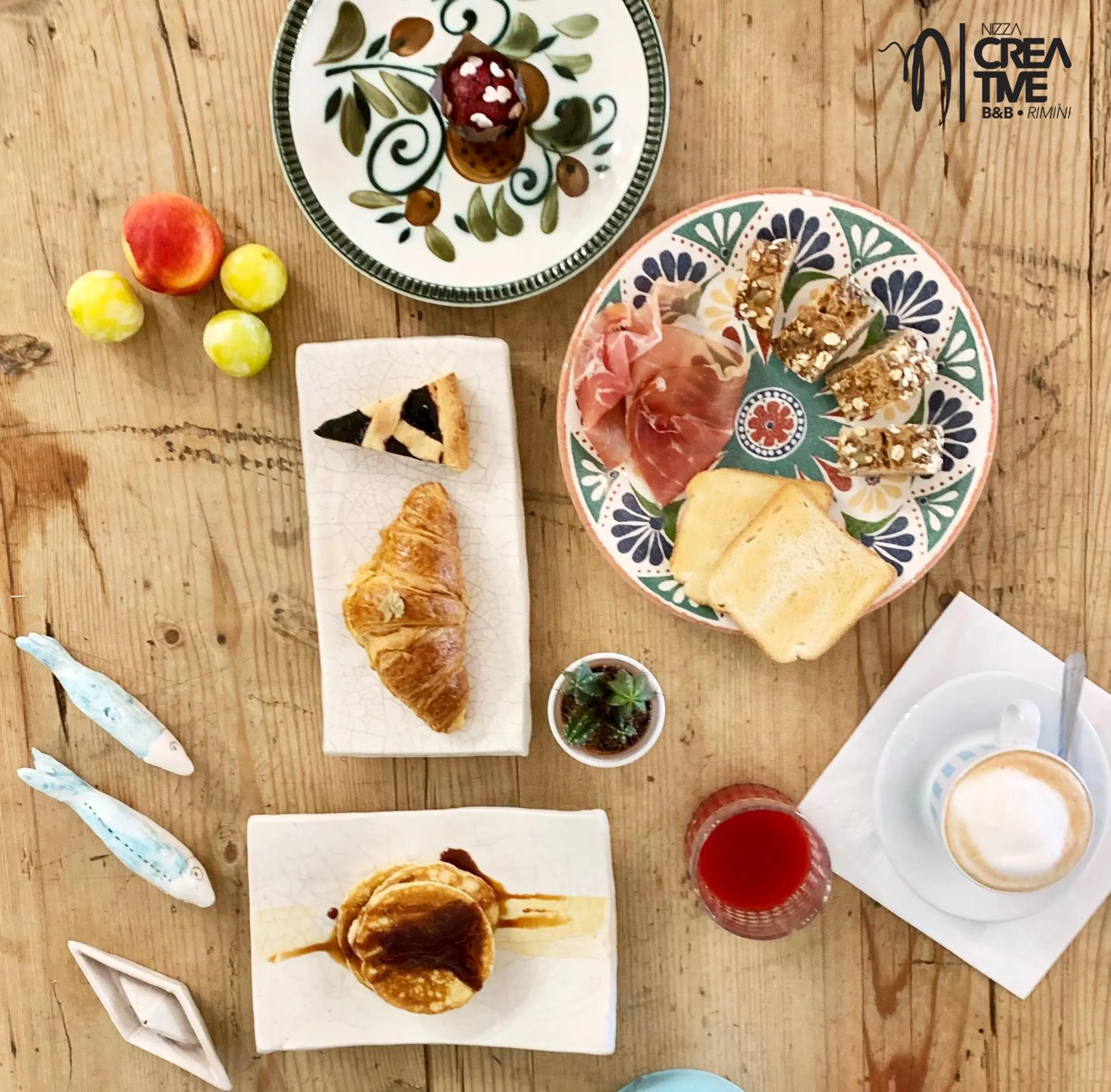 Food and drinks in Hotel Nizza Creative Hotel